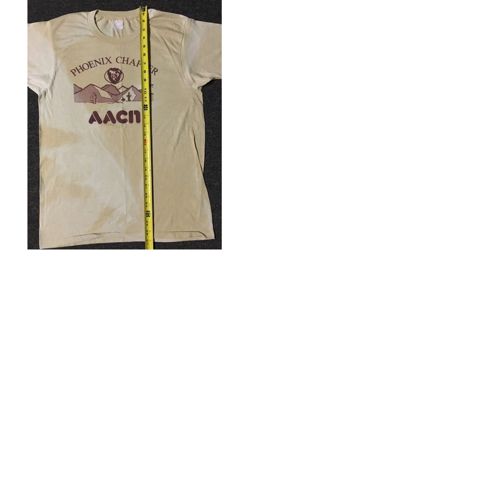 Vintage VINTAGE AACN Critical Care Nursing Phoenix Chapter Shirt M Beige 80s 90s Grunge Distressed Single Stitch Mens Shirt Size US M / EU 48-50 / 2 - 9 Thumbnail