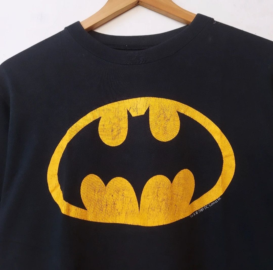 DC Comics × Vintage Vintage 80s DC Comics BATMAN Logo Tshirt Size US M / EU 48-50 / 2 - 3 Thumbnail