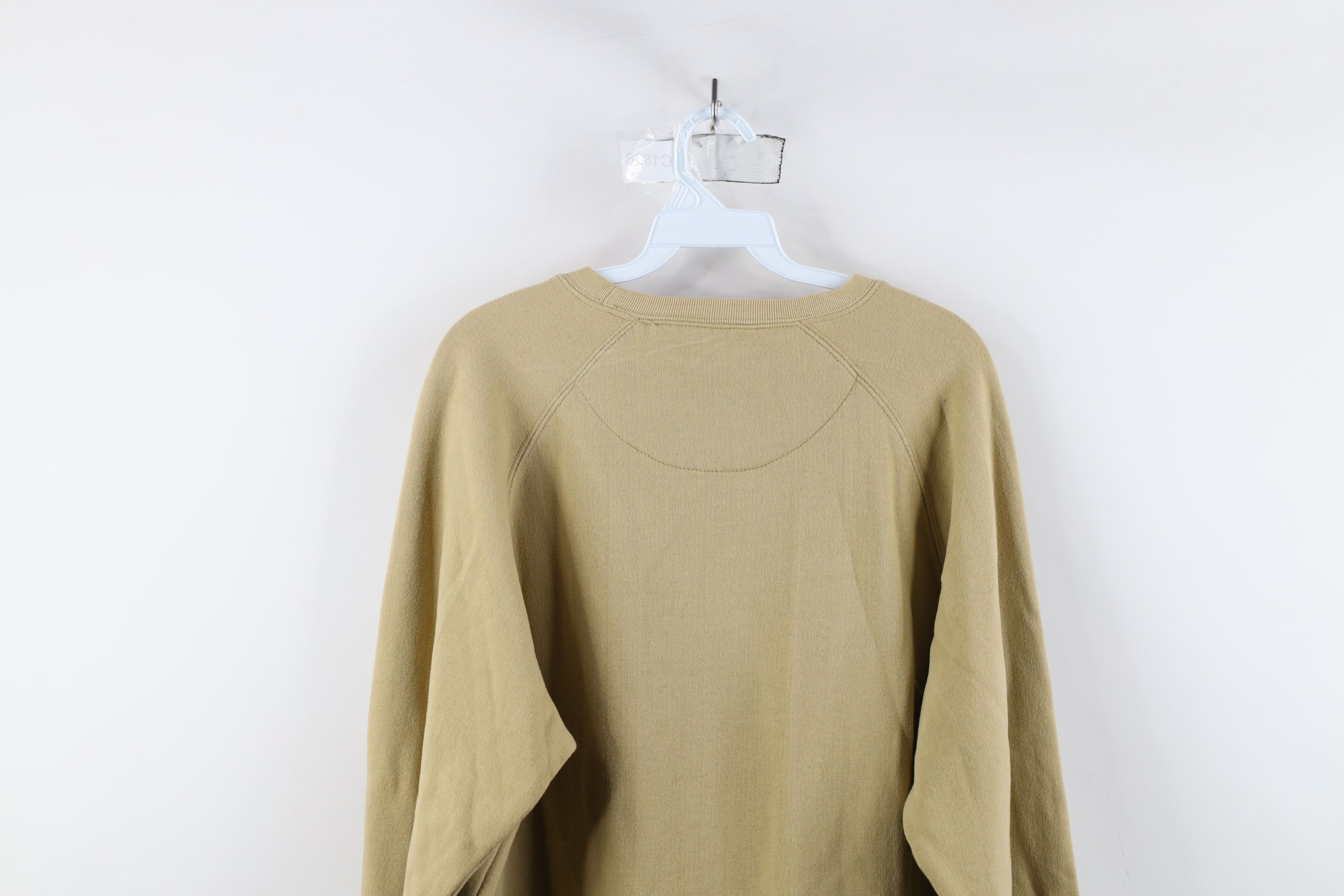 Vintage × Woolrich Woolen Mills Vintage 90s Woolrich Faded Blank Crewneck Sweatshirt Beige Size US M / EU 48-50 / 2 - 11 Thumbnail