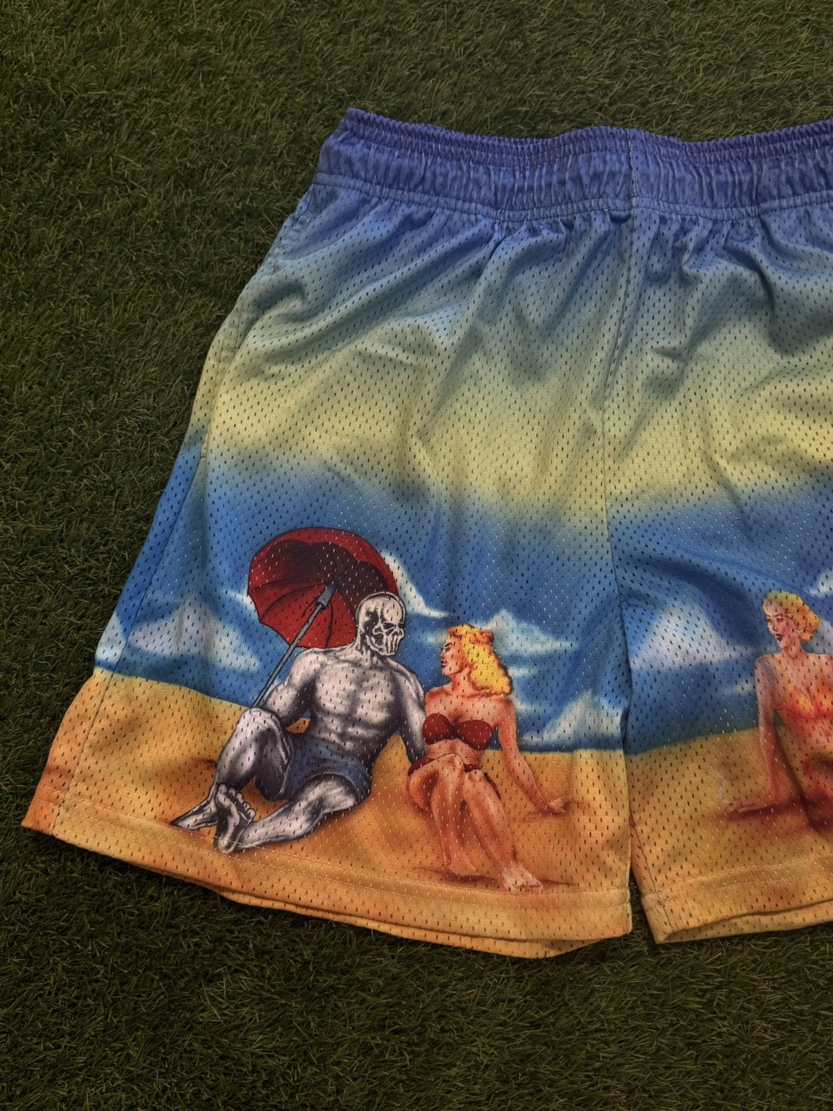 Eric Emanuel × Warren Lotas EE X Waren Lotas Mesh Shorts Size Medium NEW Size US 29 - 3 Thumbnail