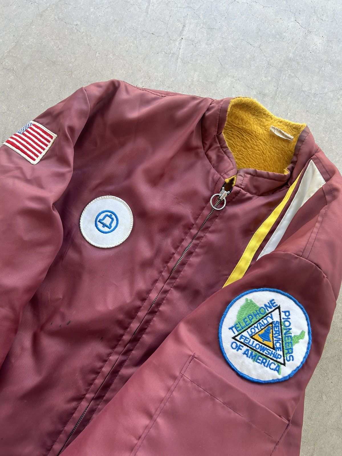 Vintage Vintage 1970s Great Lakes Jacket Nylon Jacket Fleece Lined Size US L / EU 52-54 / 3 - 2 Thumbnail