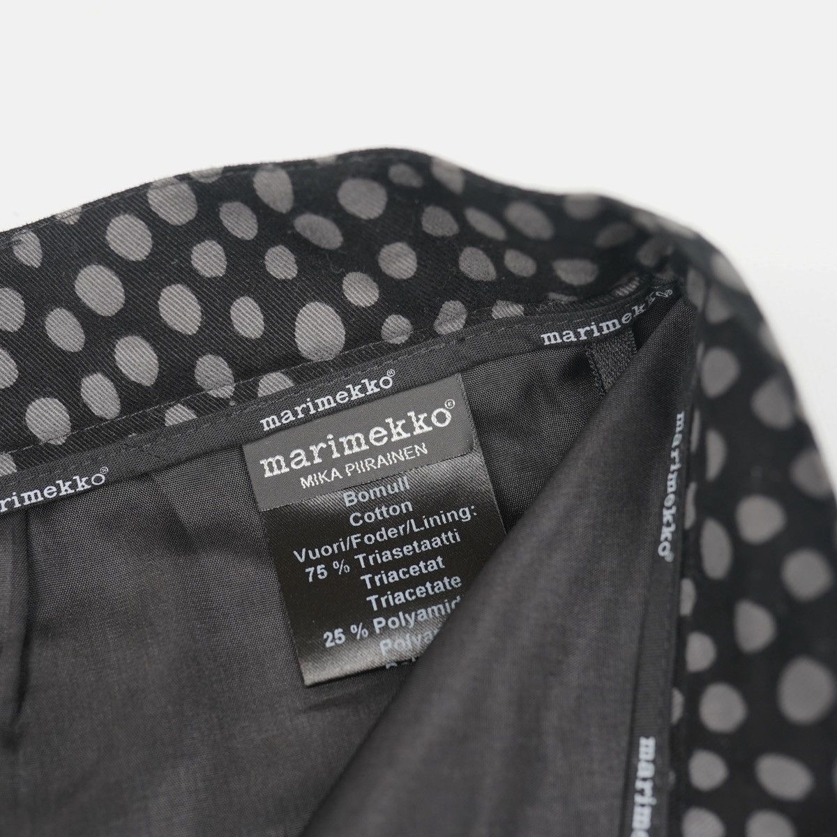 Marimekko Marimekko Mika Piirainen Vintage Polka Dot Suit Blazer Skirt Size M / US 6-8 / IT 42-44 - 23 Thumbnail