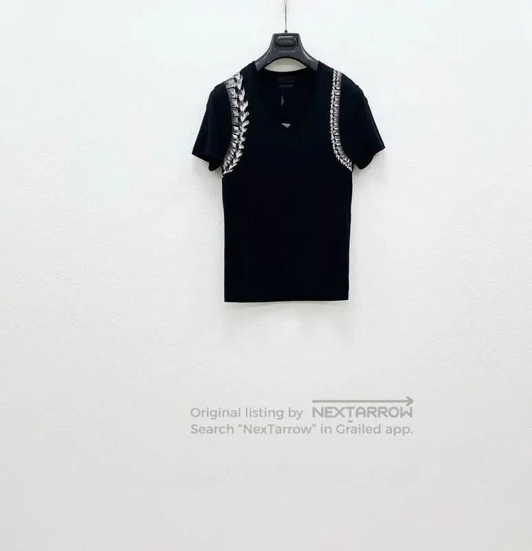 Alexander McQueen Alexander McQueen Black Cotton T-Shirt for Men . Size US XS / EU 42 / 0 - 1 Thumbnail