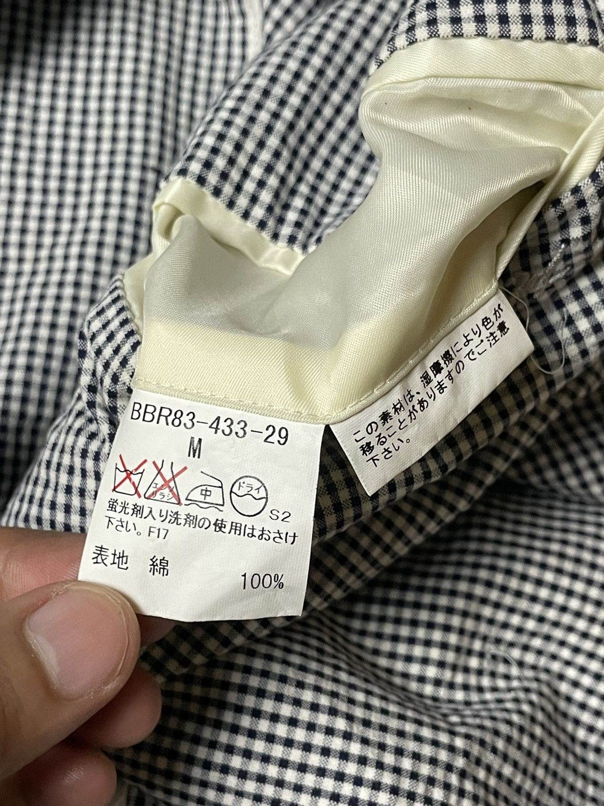 Burberry × Designer × Vintage BURBERRY LONDON Checkered Light Jacket (103) Size US XS / EU 42 / 0 - 8 Thumbnail