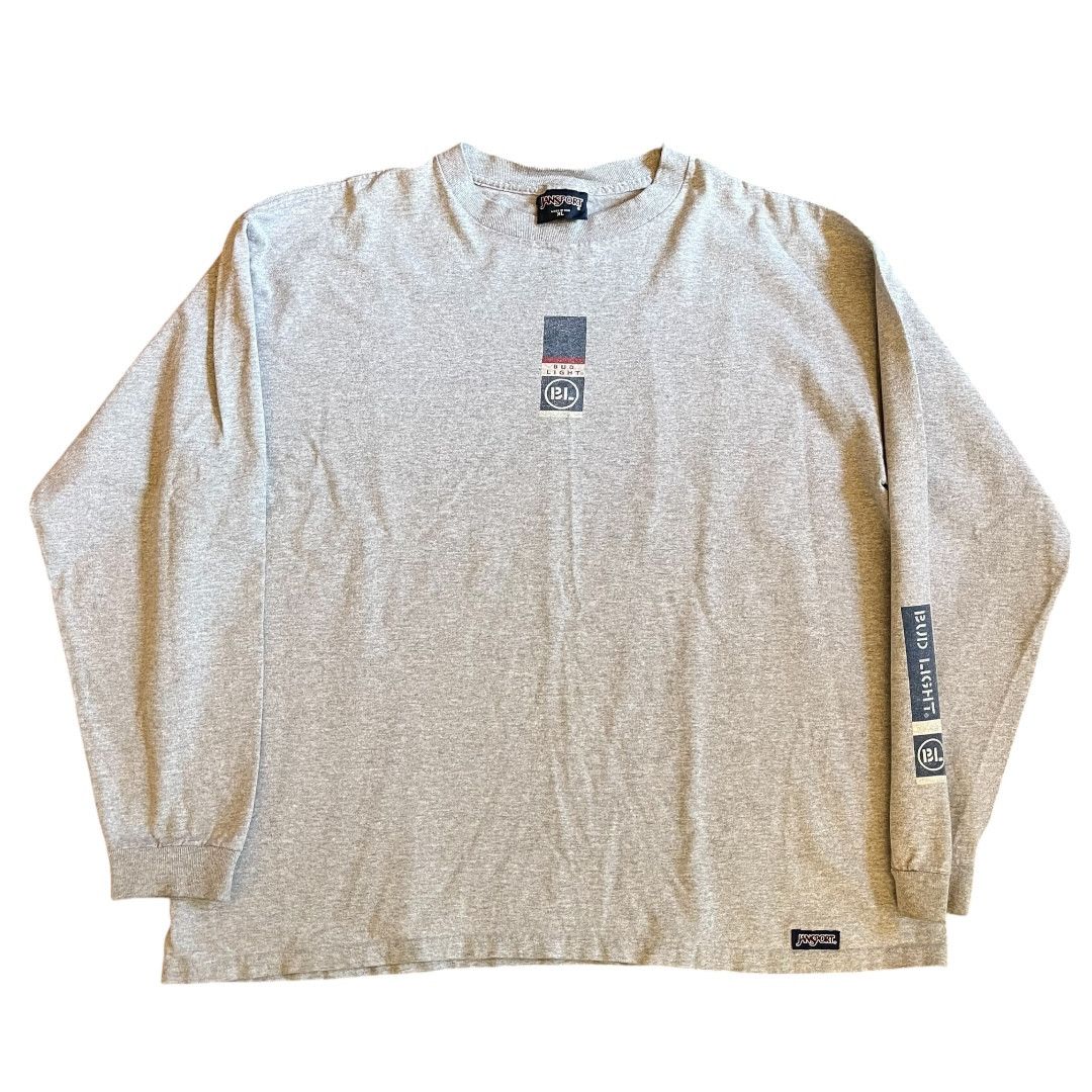 Budweiser × Jansport × Vintage VINTAGE JanSport Bud Light Long Sleeve T-Shirt Size US XL / EU 56 / 4 - 1 Thumbnail