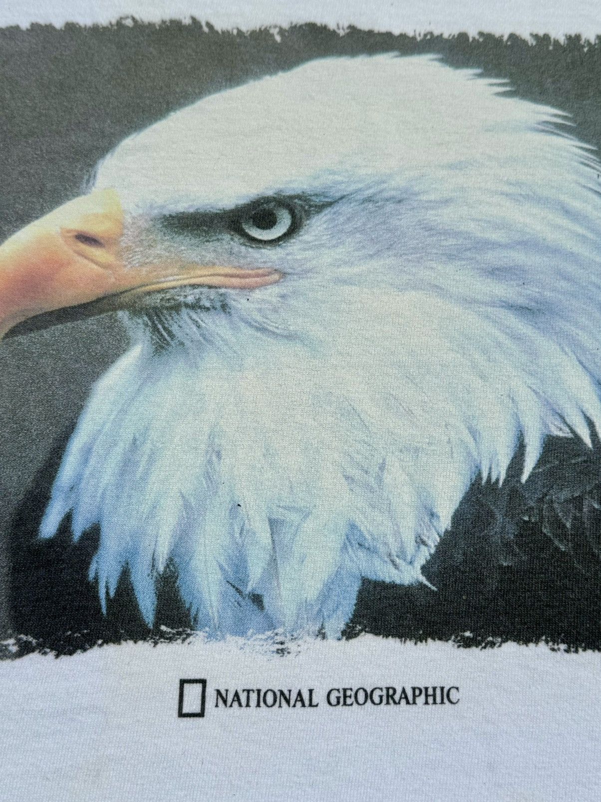 Vintage Vintage National Geographic Bald Eagle TV Show T-Shirt Size US XL / EU 56 / 4 - 3 Thumbnail