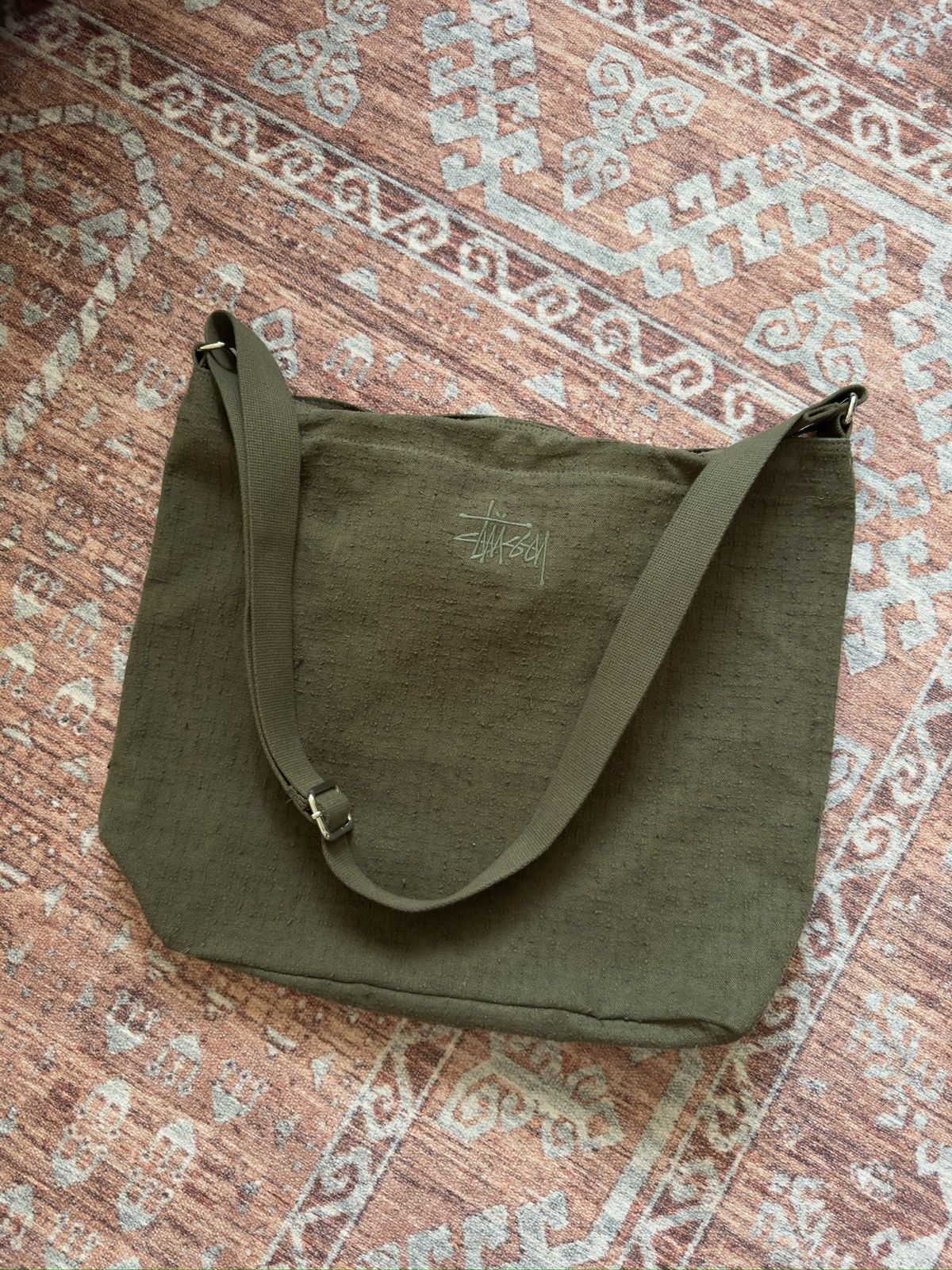 Stussy NEEDLE PUNCH CROSSBODY BAG | Grailed