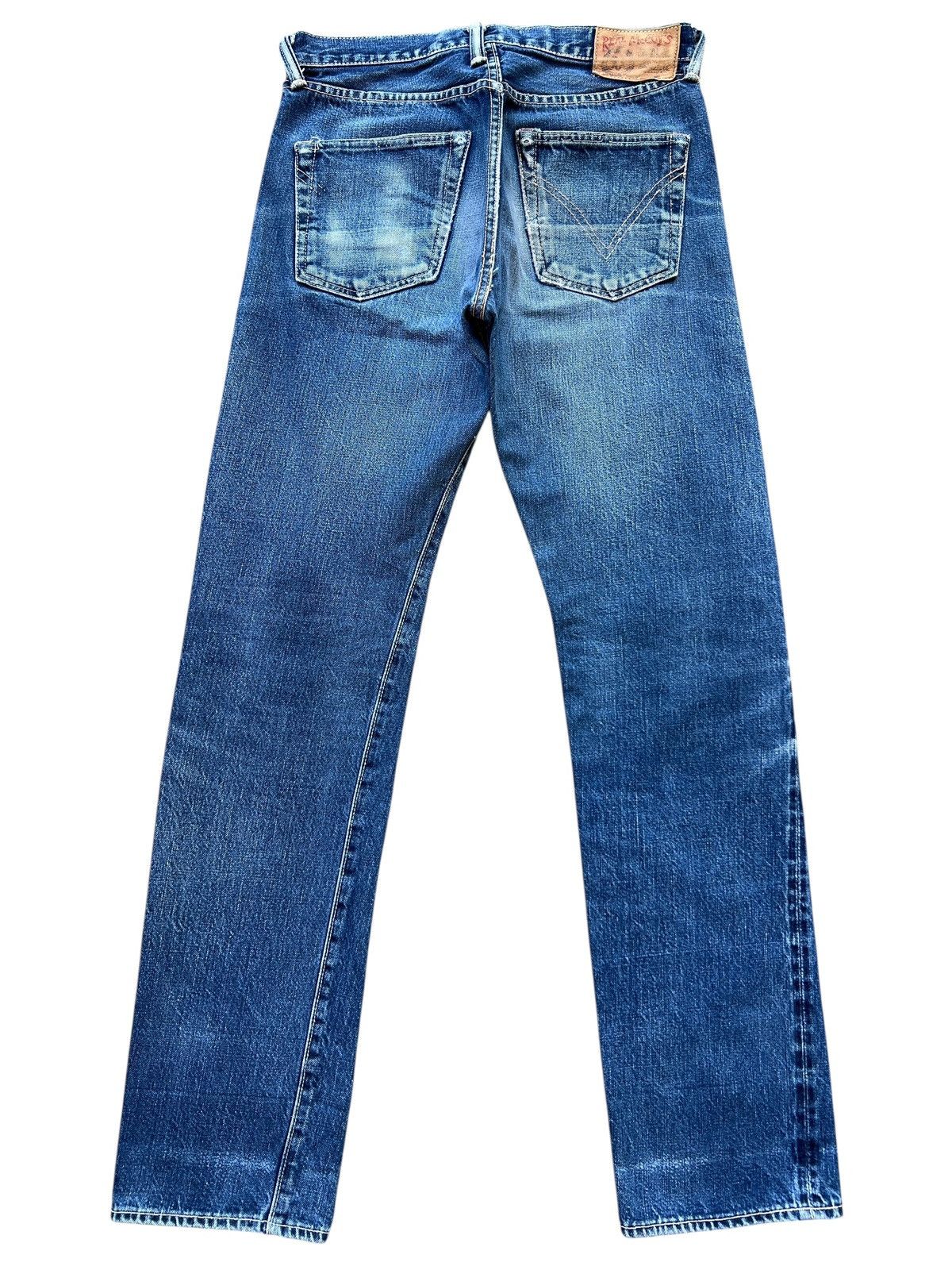 The Real McCoy's Vintage Real Mccoy Japan Selvedge Faded Denim Jeans 30x32 Size US 30 / EU 46 - 3 Thumbnail