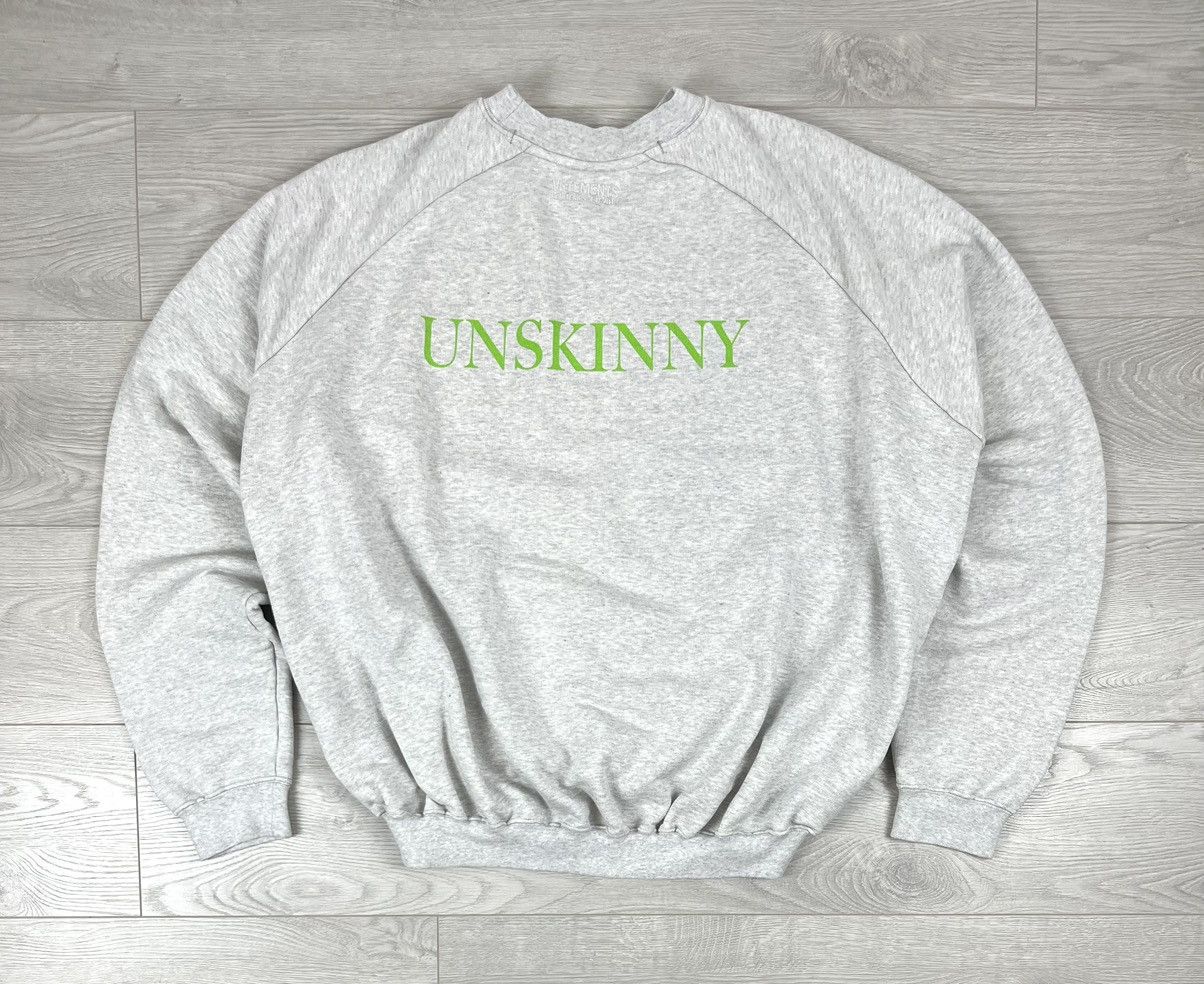 Vetements Vetements “Unskinny” 2018 Oversized Grey Sweatshirt Men’s Size US S / EU 44-46 / 1 - 1 Thumbnail