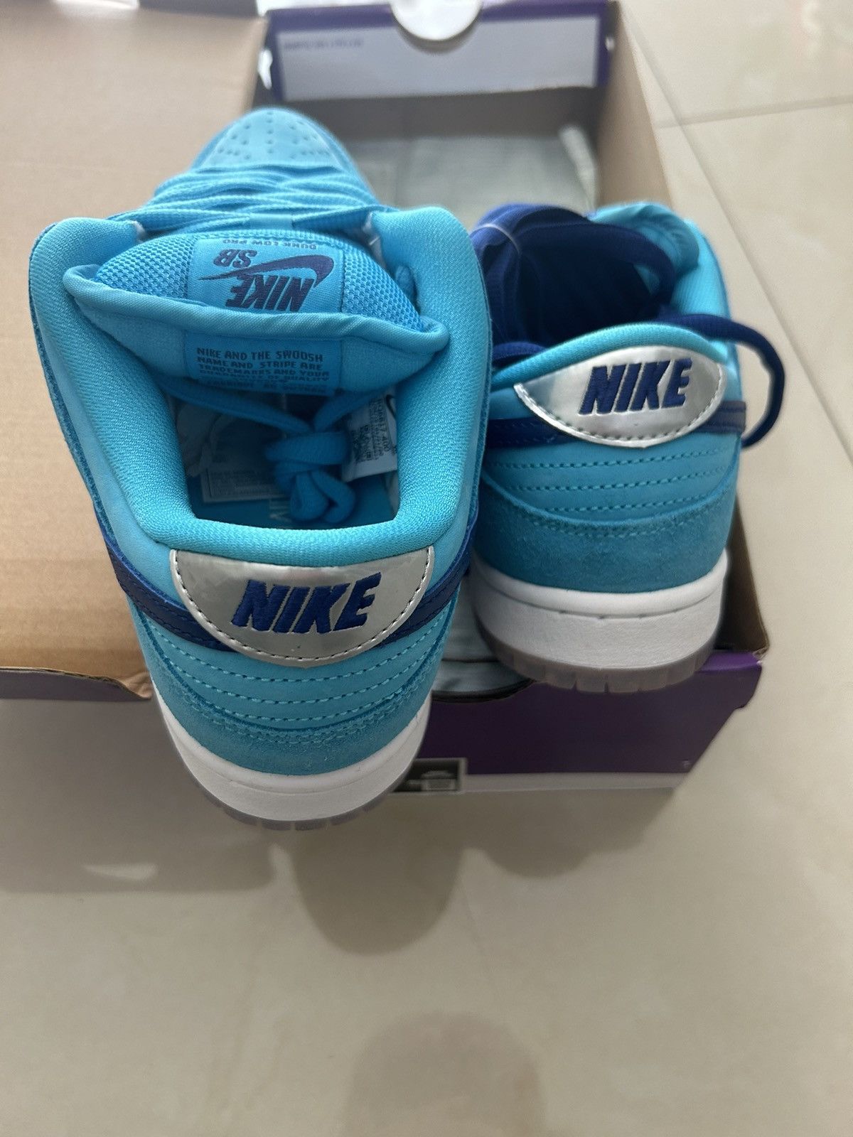Nike sb dunk low blue fury