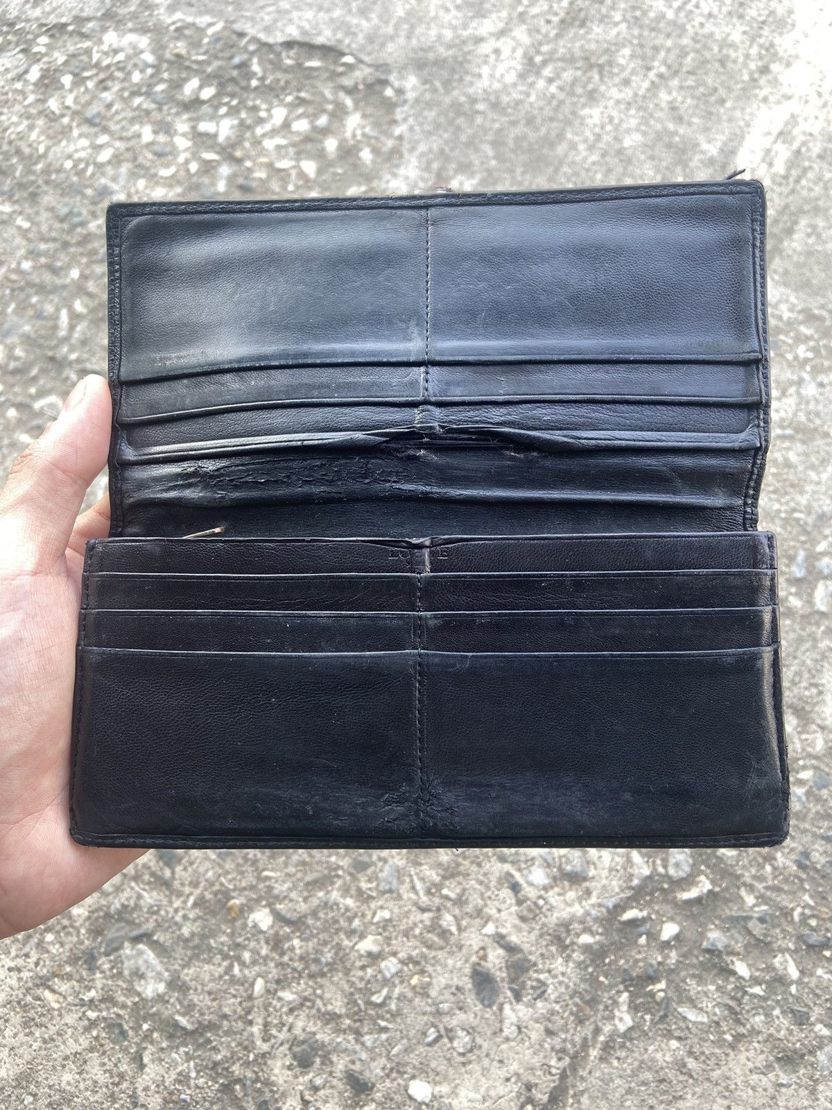 Loewe × Vintage Vintage Loewe genuine leather long wallet Size ONE SIZE - 3 Thumbnail