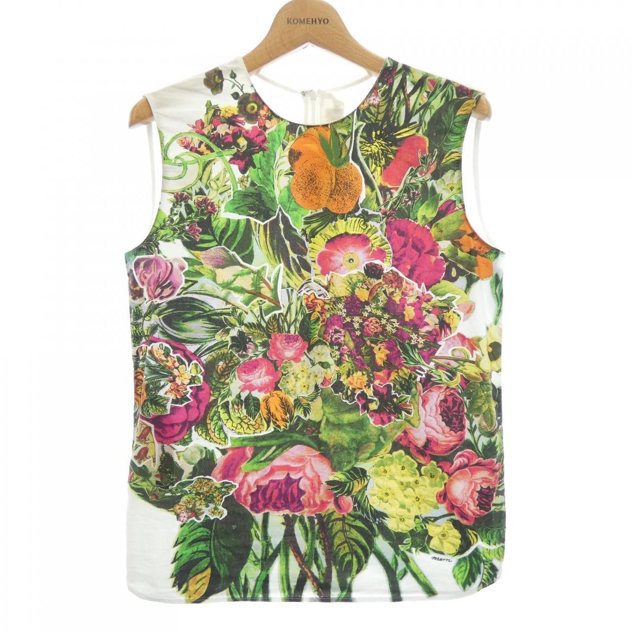 Marni Marni Marni Floral Top Textile Tops TTMA0289A0 DUTY FREE for USA Size ONE SIZE - 1 Thumbnail