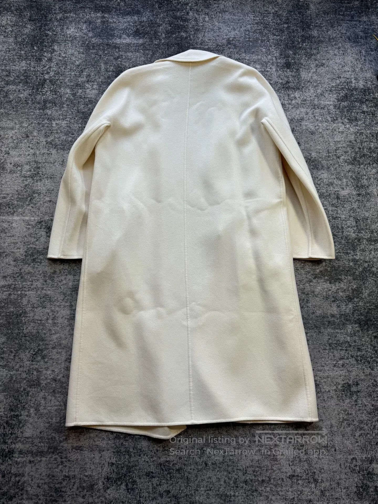 Max Mara MaxMara White Wool Coat Size 38. Size M / US 6-8 / IT 42-44 - 2 Thumbnail