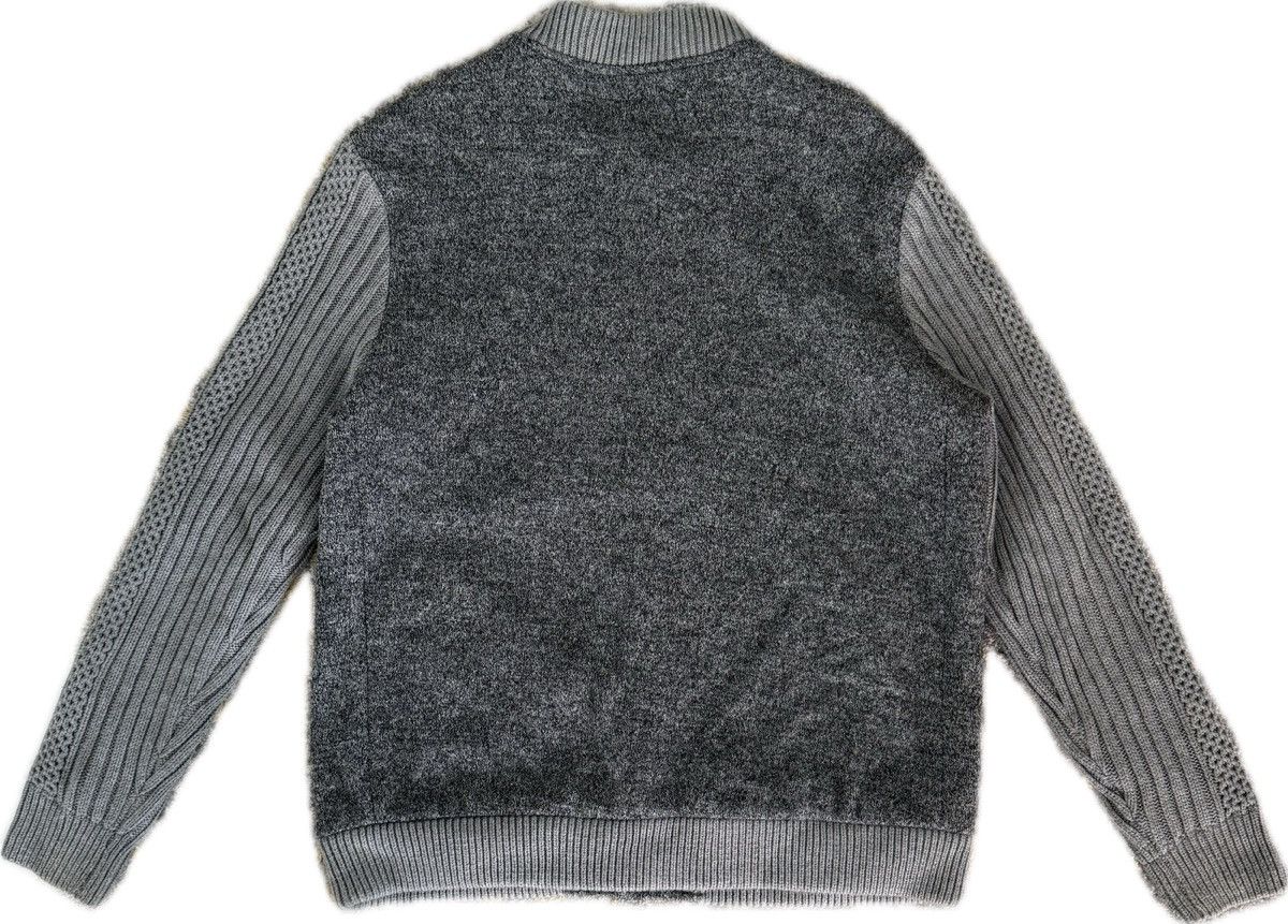 Burberry Prorsum Burberry Brit Cable Knit Jacket Varsity Style Jacket Size US XL / EU 56 / 4 - 4 Thumbnail