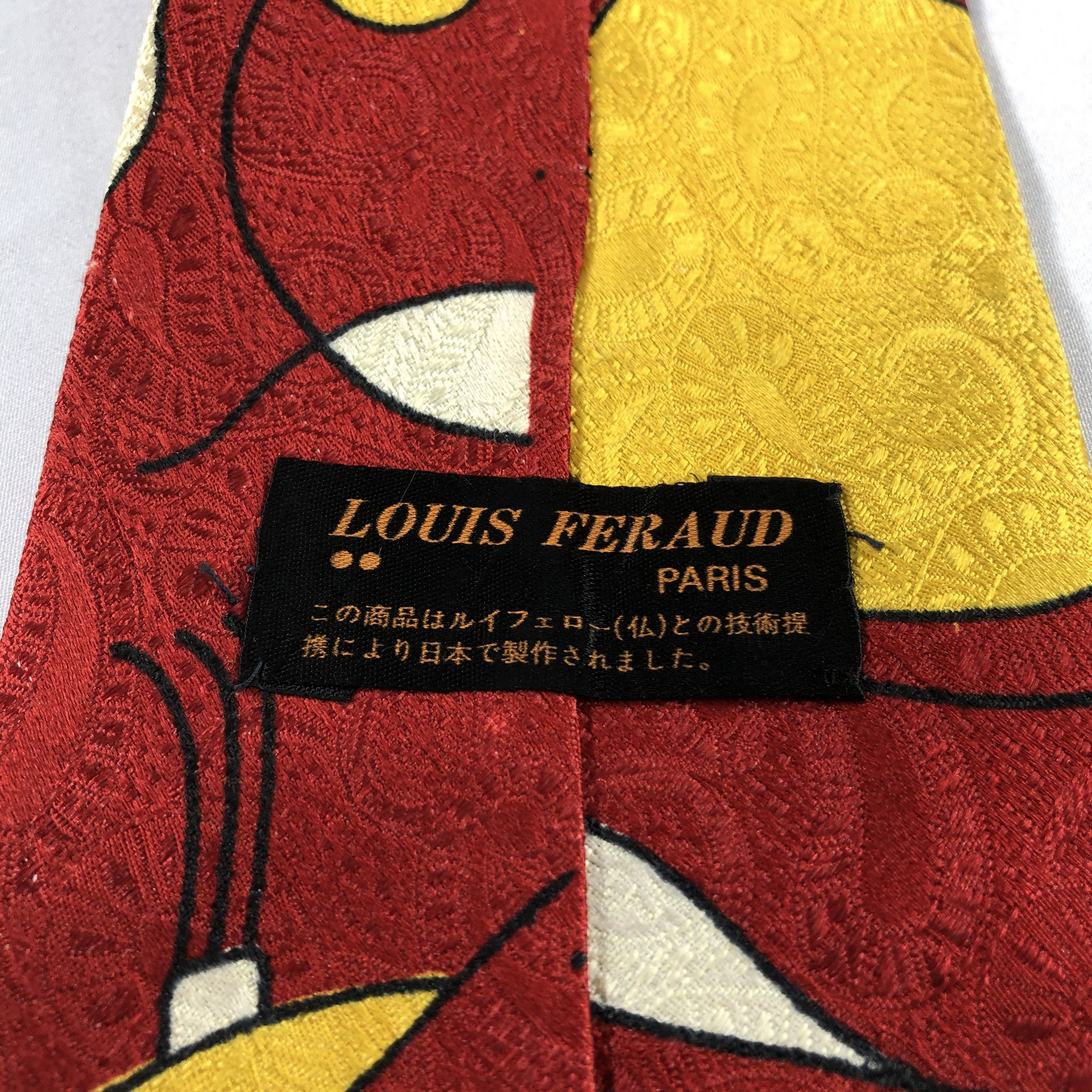 Louis Feraud Louis Feraud Abstract Silk Neck Ties T69 Size ONE SIZE - 3 Thumbnail
