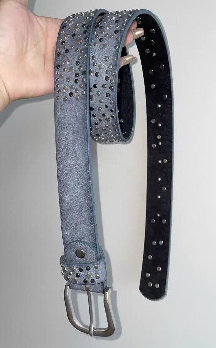 Japanese Brand × Vintage Y2K punk rock multi star rivet stud belt Size ONE SIZE - 4 Thumbnail