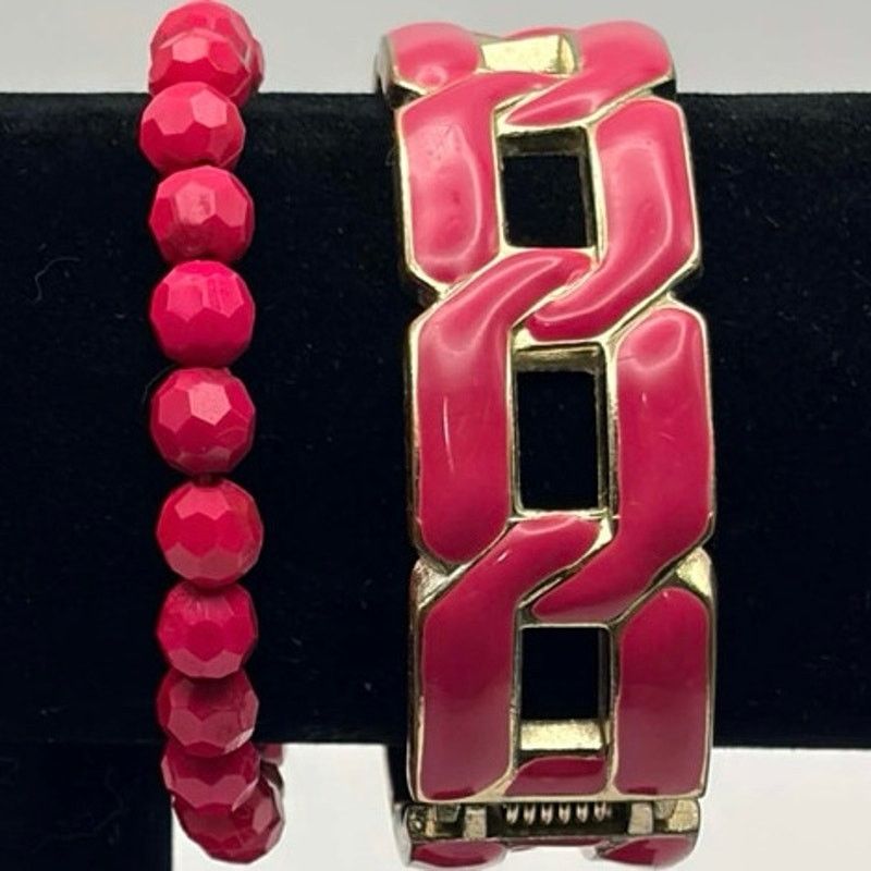 Other Red & Pink Beaded Bracelet Bundle Size ONE SIZE - 2 Thumbnail
