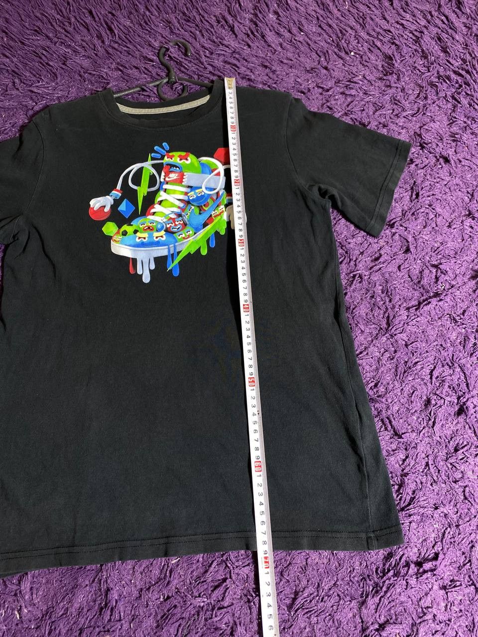 Nike × Vintage 90s Nike Central Swoosh Vintage Y2K Oversized Retro T-Shirt Size US M / EU 48-50 / 2 - 7 Thumbnail
