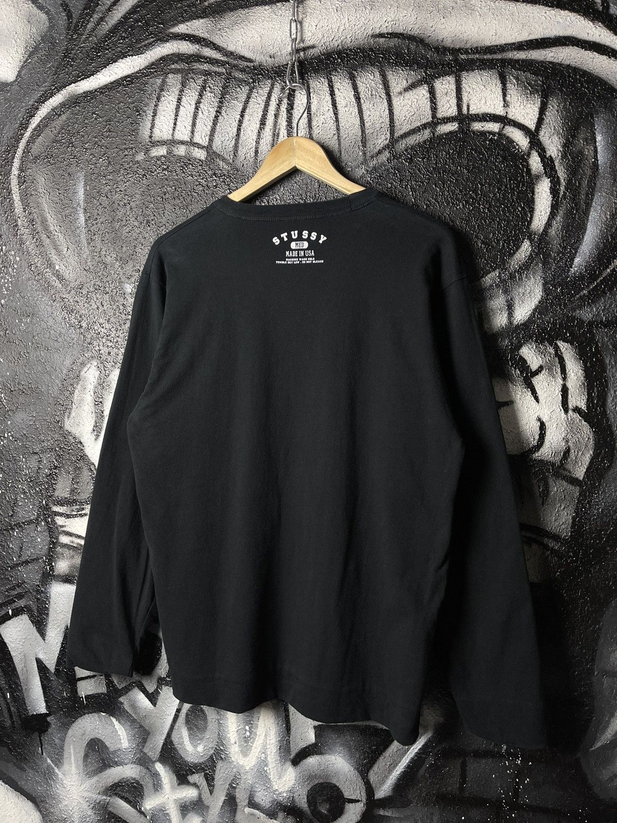 Stussy Y2K Stussy Double-Sided Long Sleeve Mens Size M Size US M / EU 48-50 / 2 - 2 Thumbnail