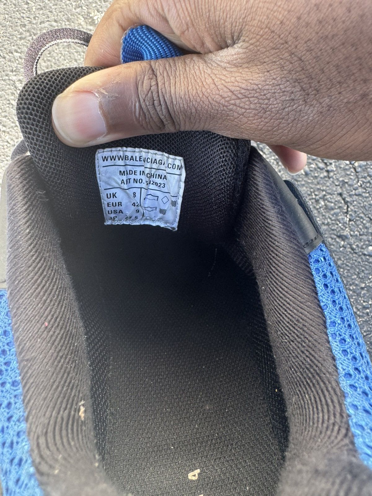 Balenciaga Balenciaga track blue black Size US 9 / EU 42 - 7 Thumbnail