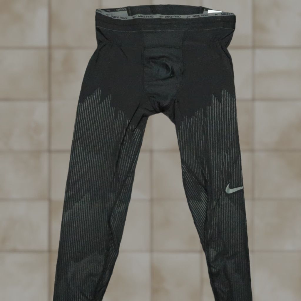 Nike Nike Pants Mens 2XL Black Pro Dri-FIT ADV Recovery Tights Performance Running Dimensional? Size US 39 - 1 Thumbnail