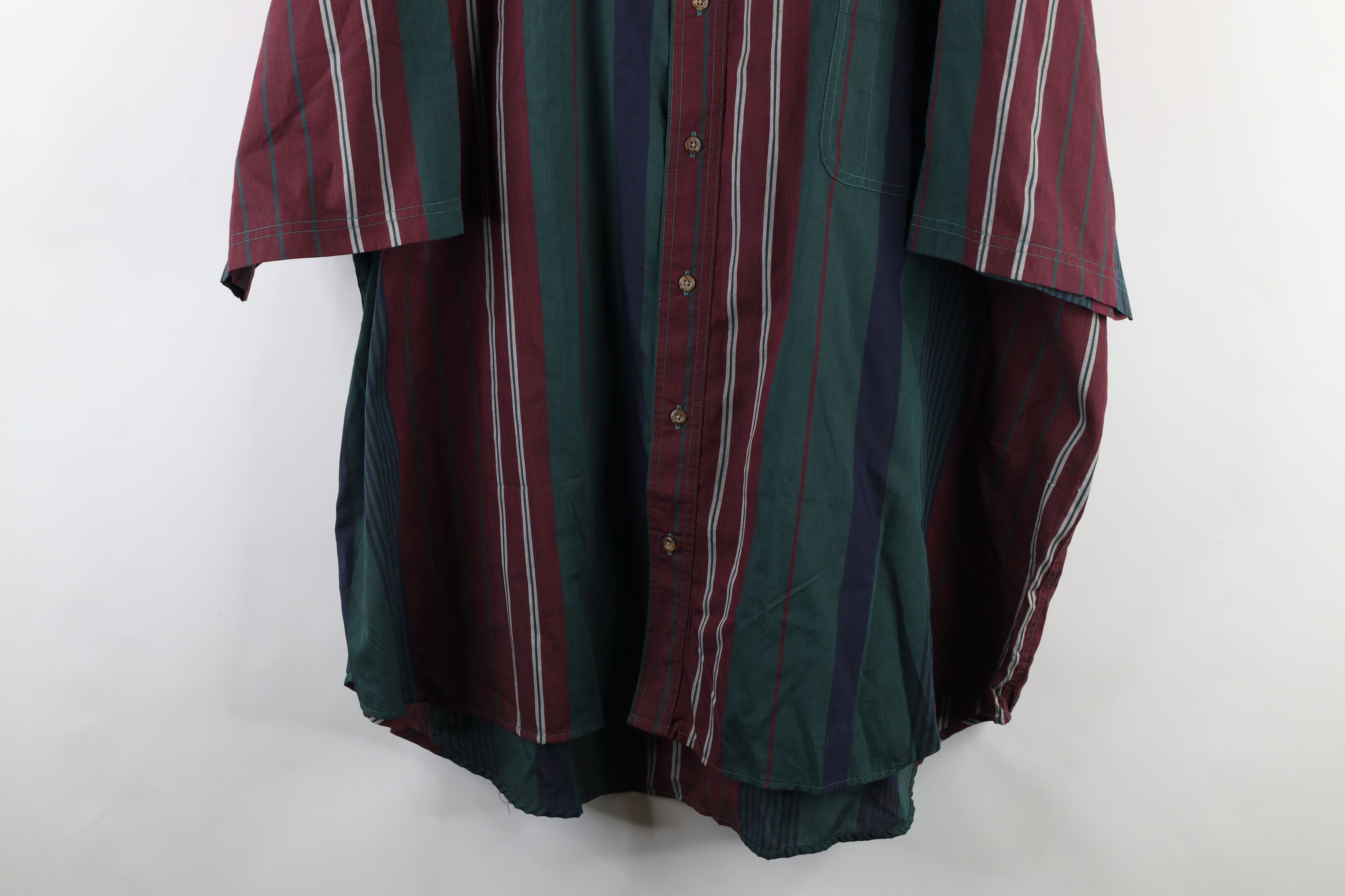 Vintage Deadstock Vintage 90s Streetwear Block Button Down Shirt Size US XXL / EU 58 / 5 - 3 Thumbnail