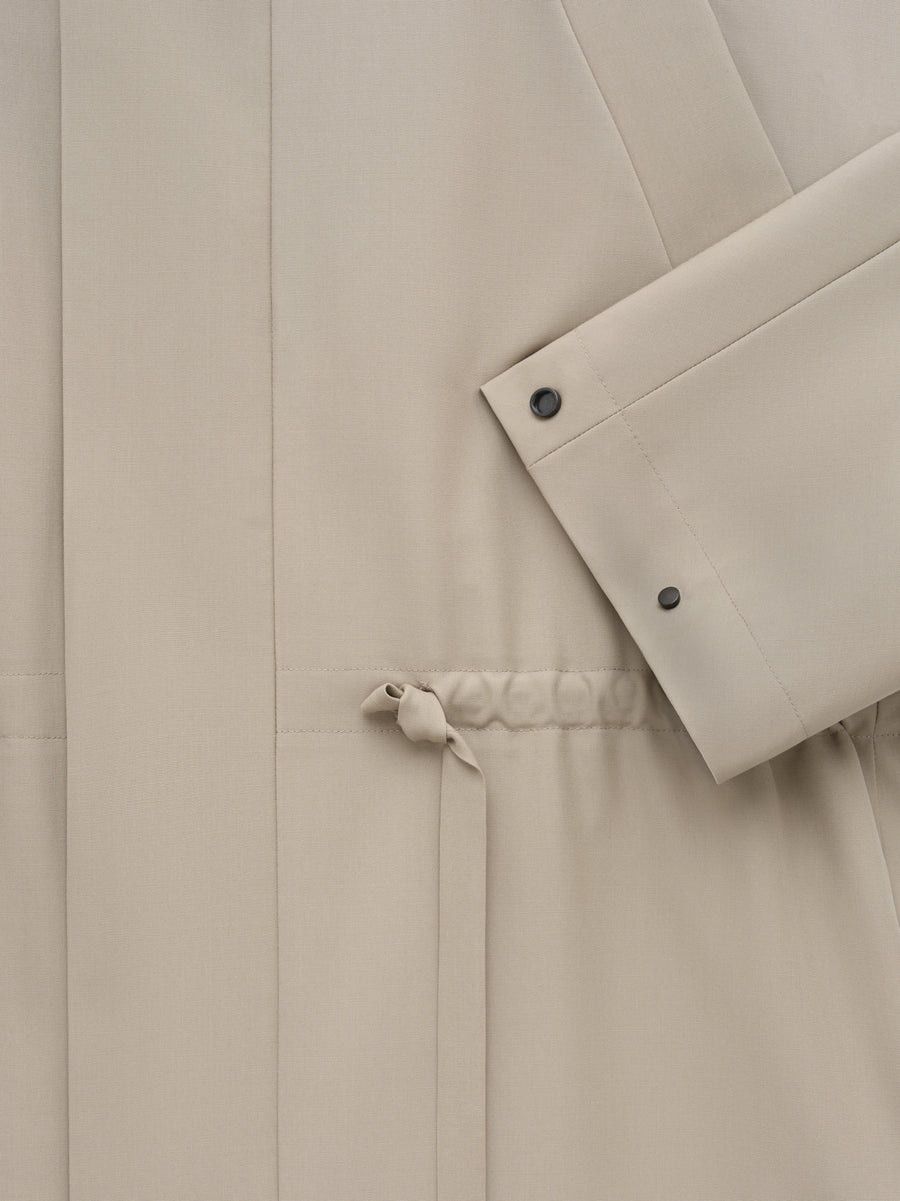 Fear of God o1mle0326 Wool Parka In Beige Size US L / EU 52-54 / 3 - 5 Thumbnail