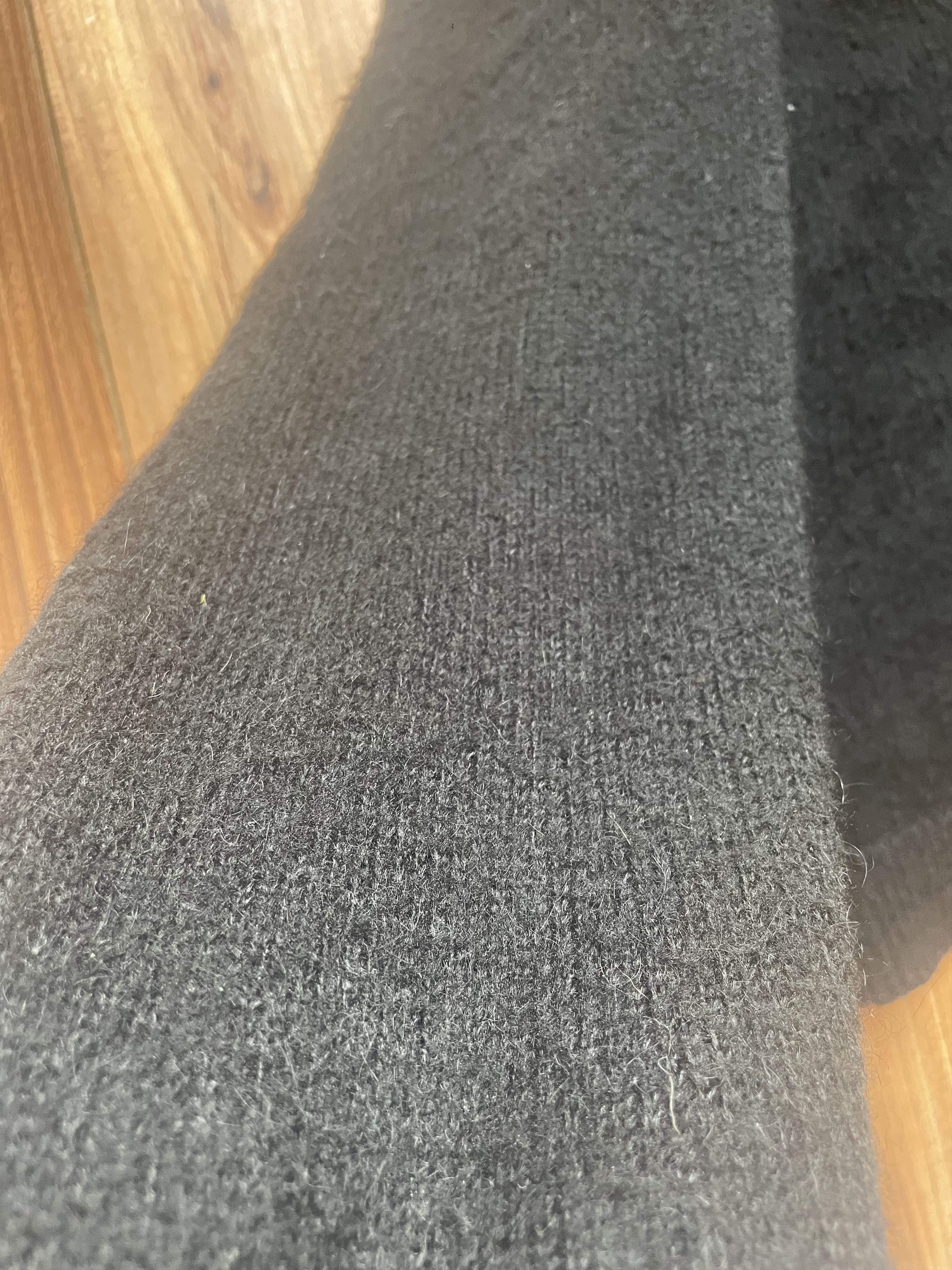Asos Black Mohair Blend Sweater, Soft Fuzzy Knit Pullover Size US L / EU 52-54 / 3 - 4 Thumbnail