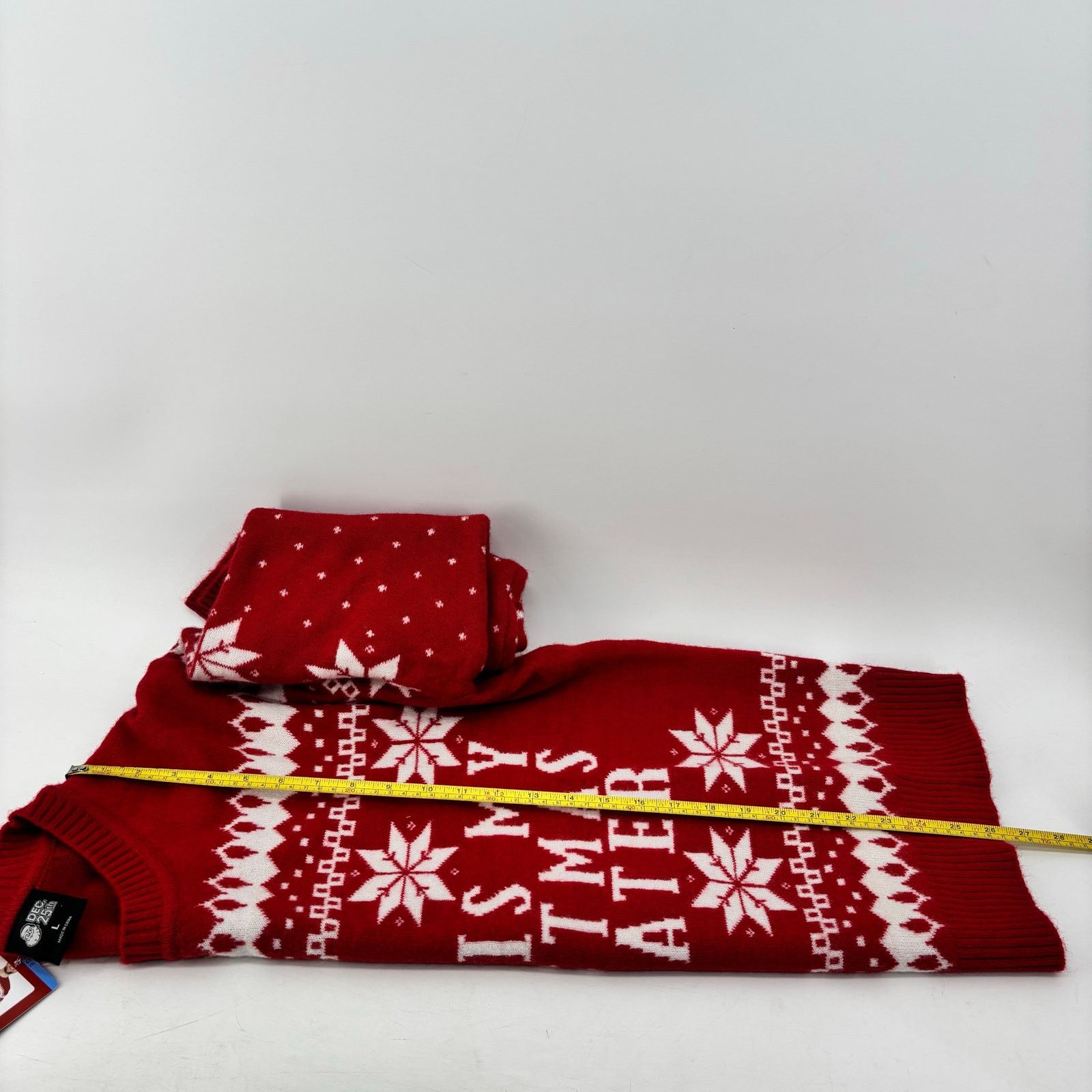 Other Dec 25 Red This Is My Christmas Sweater Mens Size Large Size US L / EU 52-54 / 3 - 7 Thumbnail