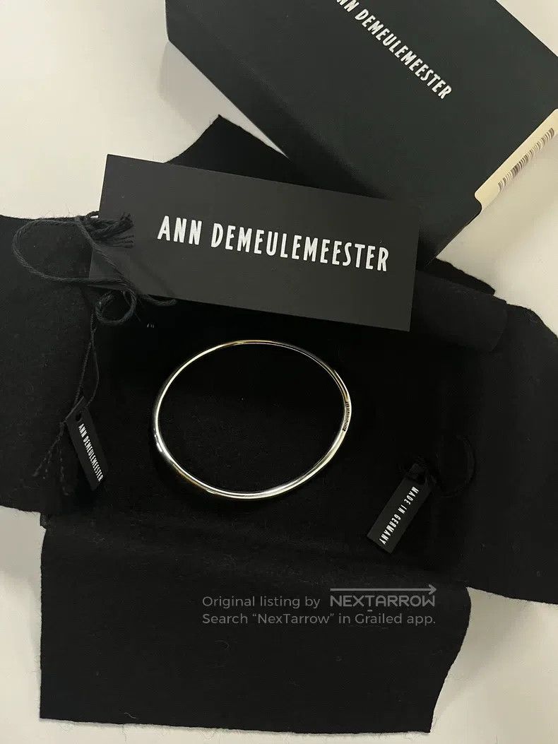 Ann Demeulemeester Ann Demeulemeester Silver Bangle Bracelet Size ONE SIZE - 1 Thumbnail