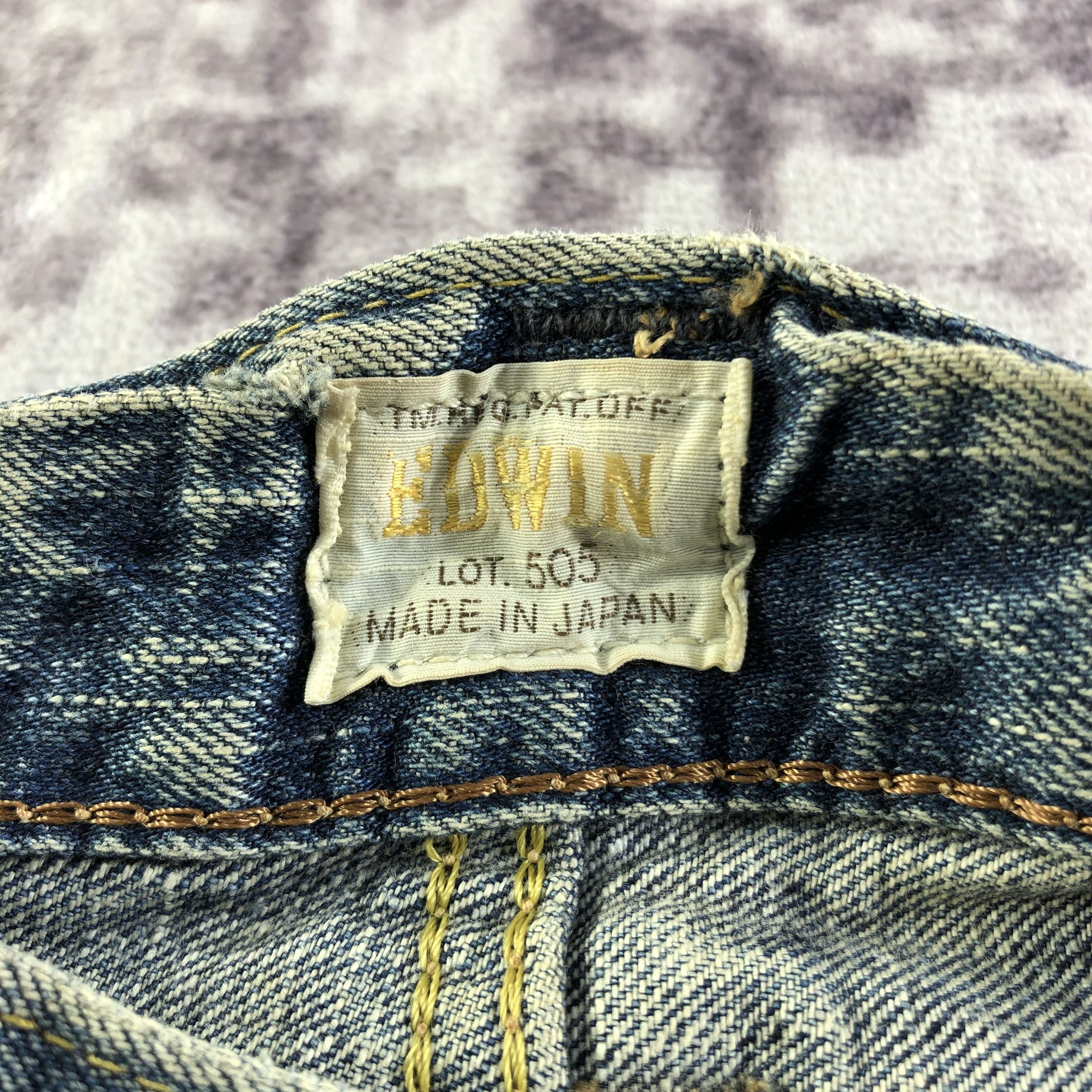 Edwin Vintage Edwin 505 Selvedge Jeans-JM3620 Size US 36 / EU 52 - 11 Thumbnail