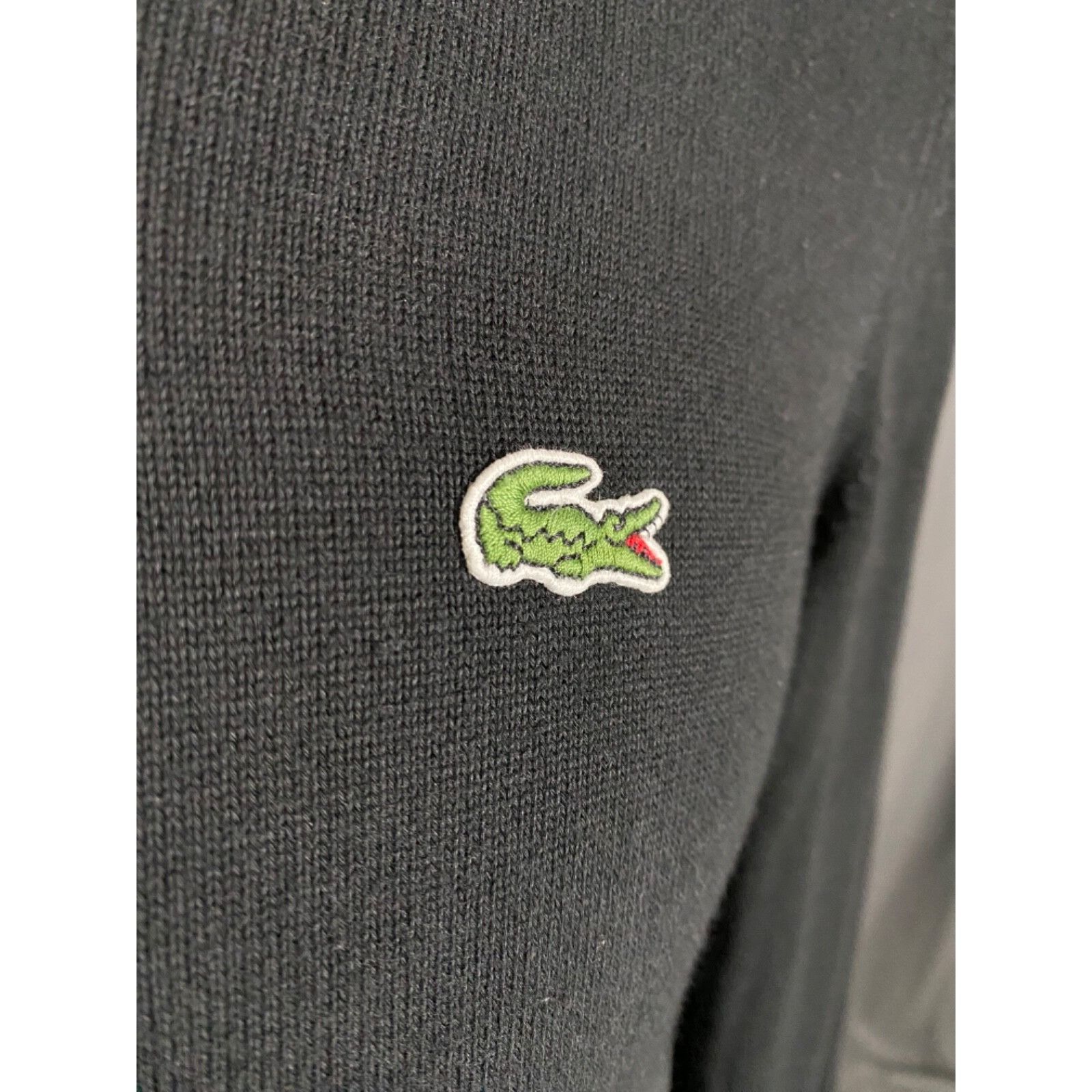 Lacoste Lacoste Small Logo Men's Black Crewneck Sweater Size S Size US S / EU 44-46 / 1 - 8 Thumbnail