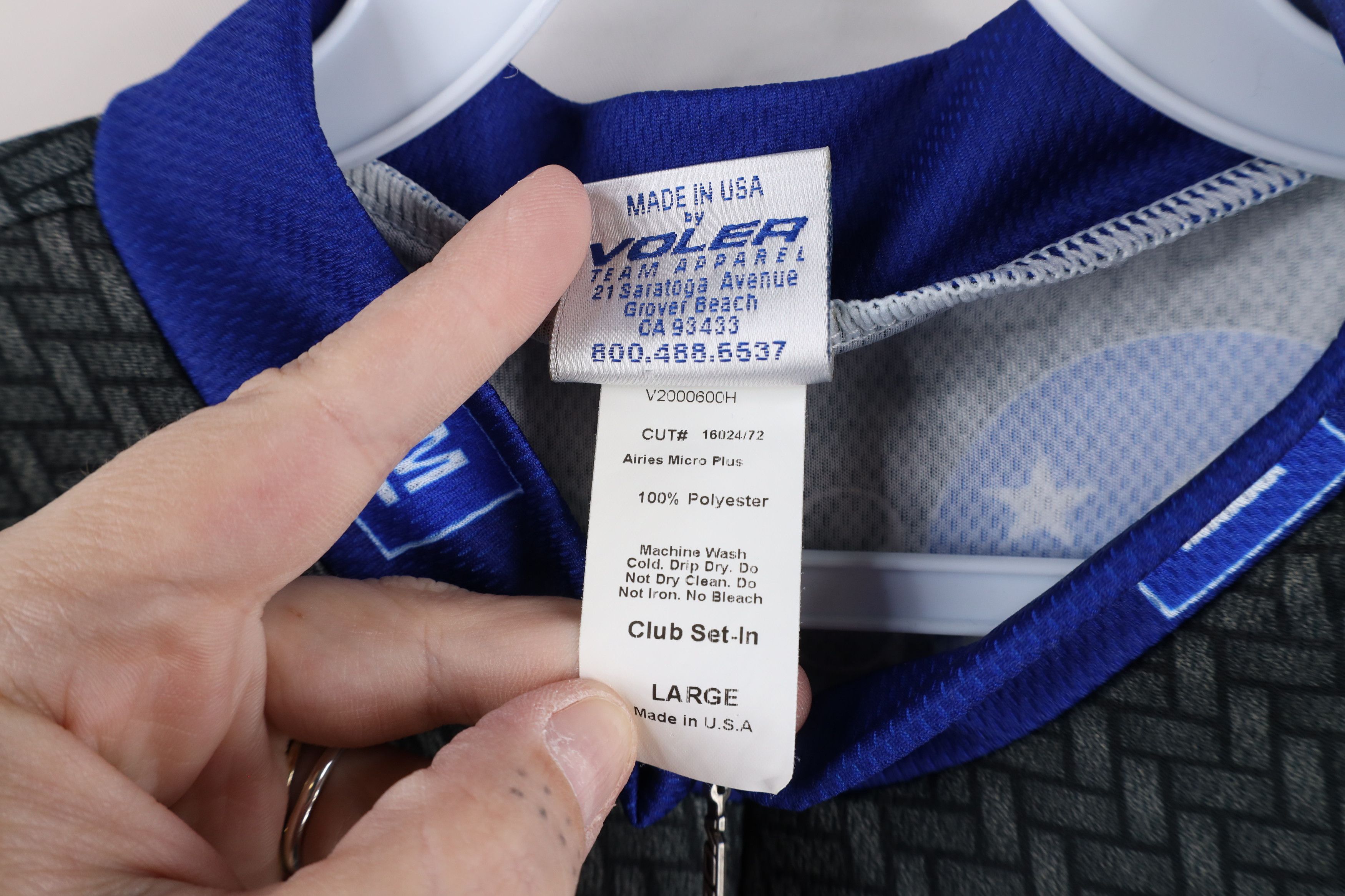 Vintage Vintage Voler Motors 3/4 Zip Bicycle Cycling Jersey USA Size US L / EU 52-54 / 3 - 11 Thumbnail