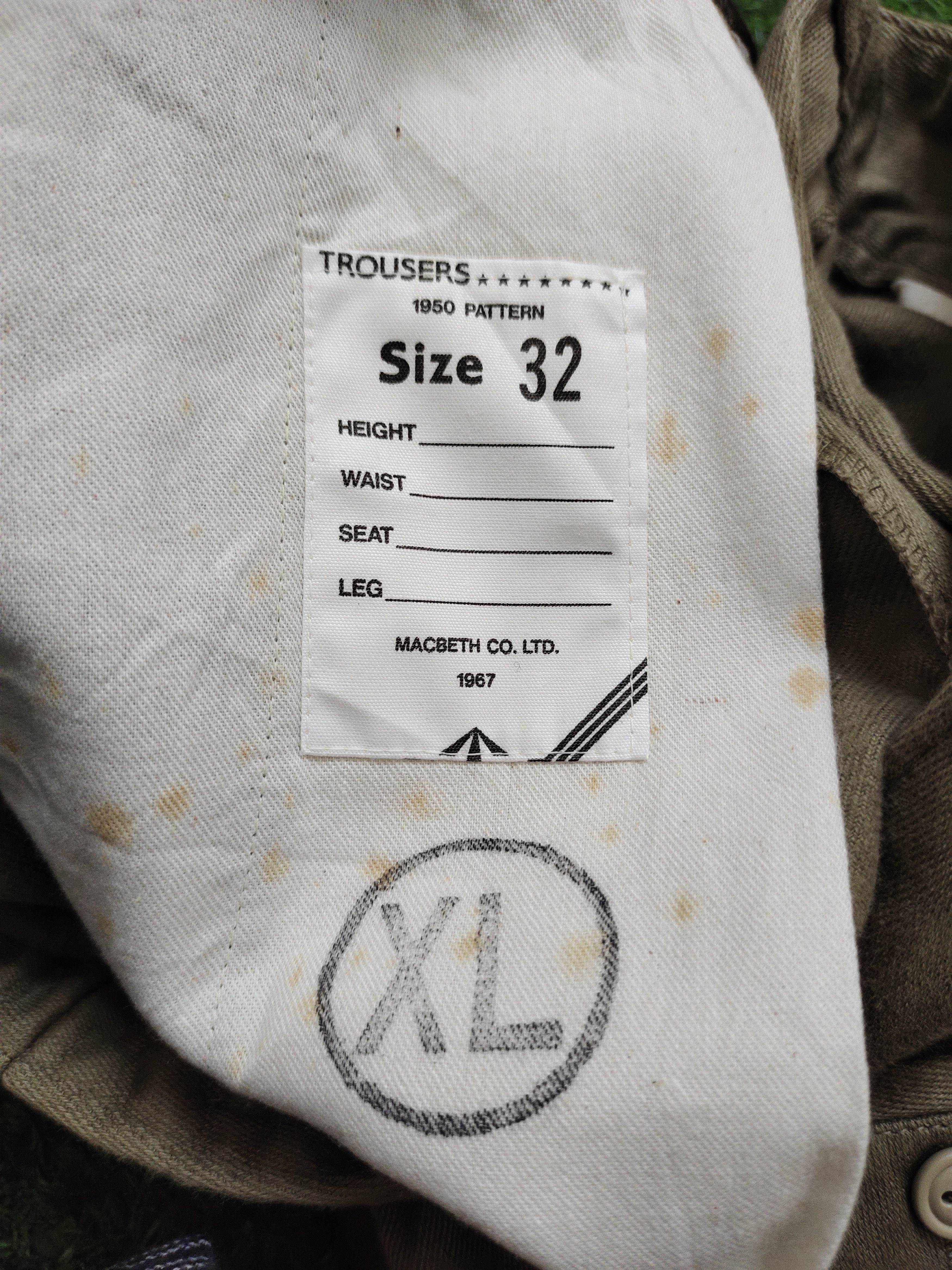 Vintage Vtg 90s Hotscoop Macbeth Japan Military Gurkha 1950 Pattern Size US 30 / EU 46 - 16 Thumbnail