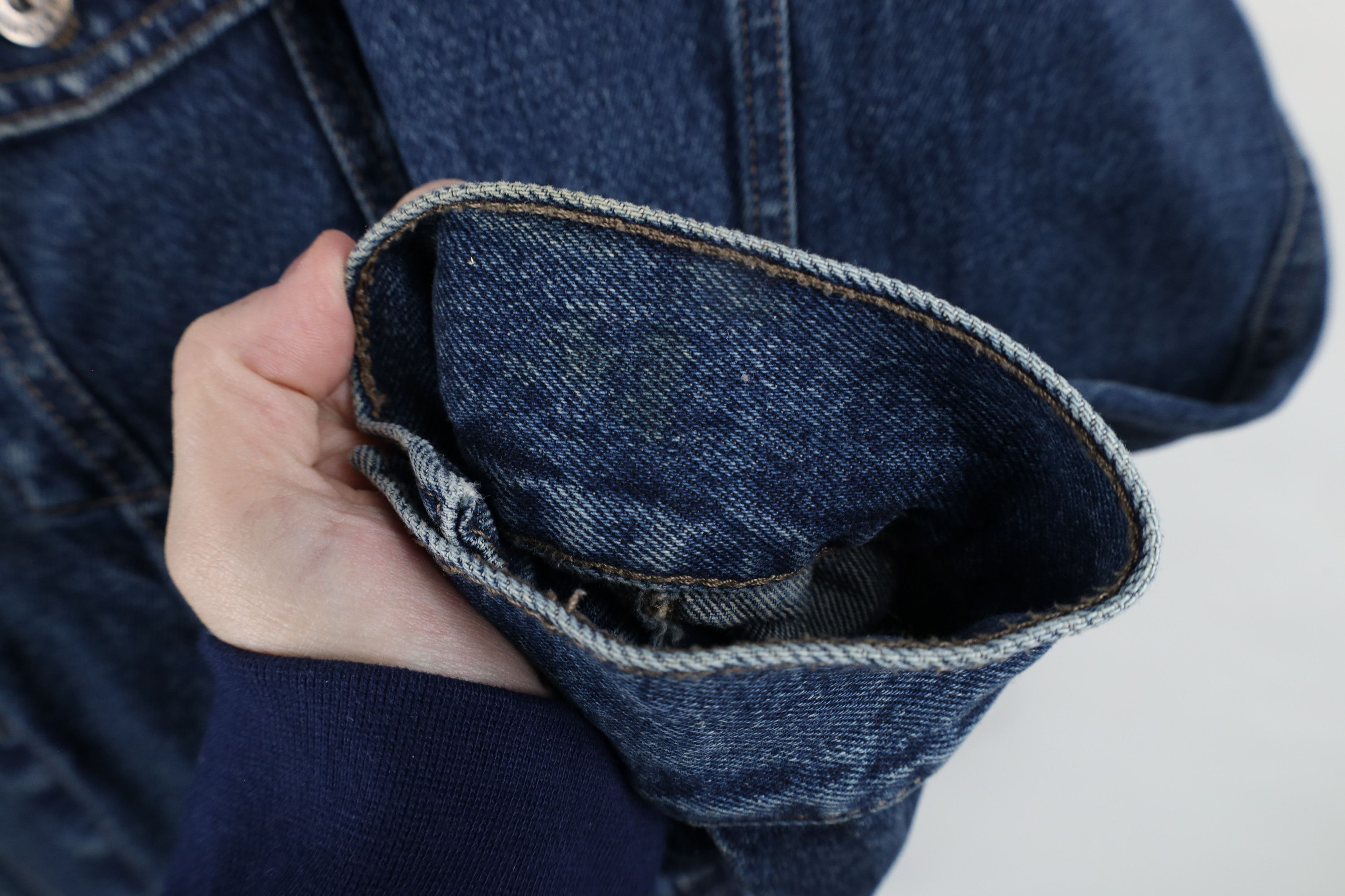Vintage × Wrangler Vintage 90s Wrangler Denim Jean Trucker Jacket Blue Cotton Size US XL / EU 56 / 4 - 4 Thumbnail