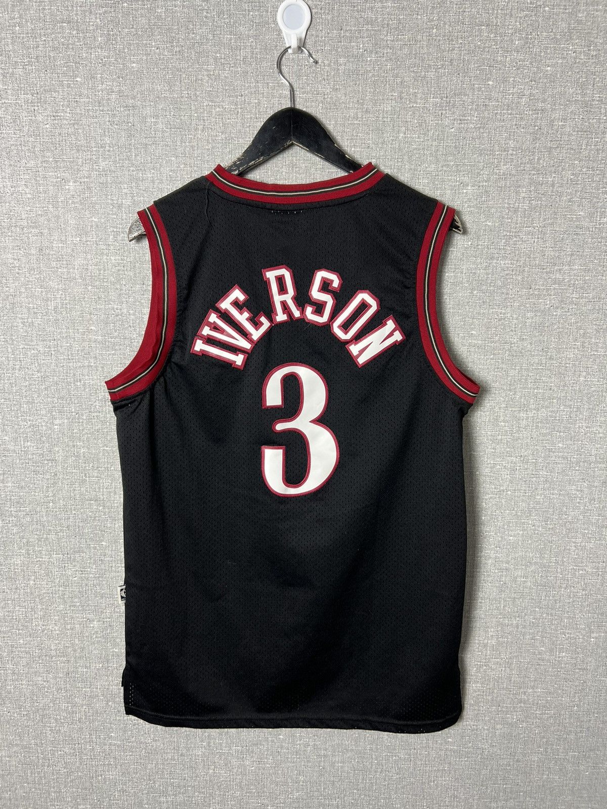 Adidas Adidas Allen Iverson Philadelphia Sixers 76ers NBA Jersey Size US M / EU 48-50 / 2 - 2 Thumbnail