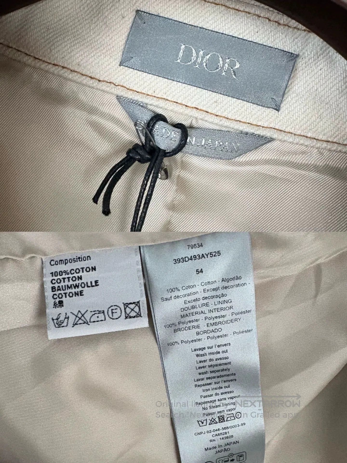 Dior Dior Tears Men's Pilot Jacket Autumn Winter. Size US L / EU 52-54 / 3 - 3 Thumbnail
