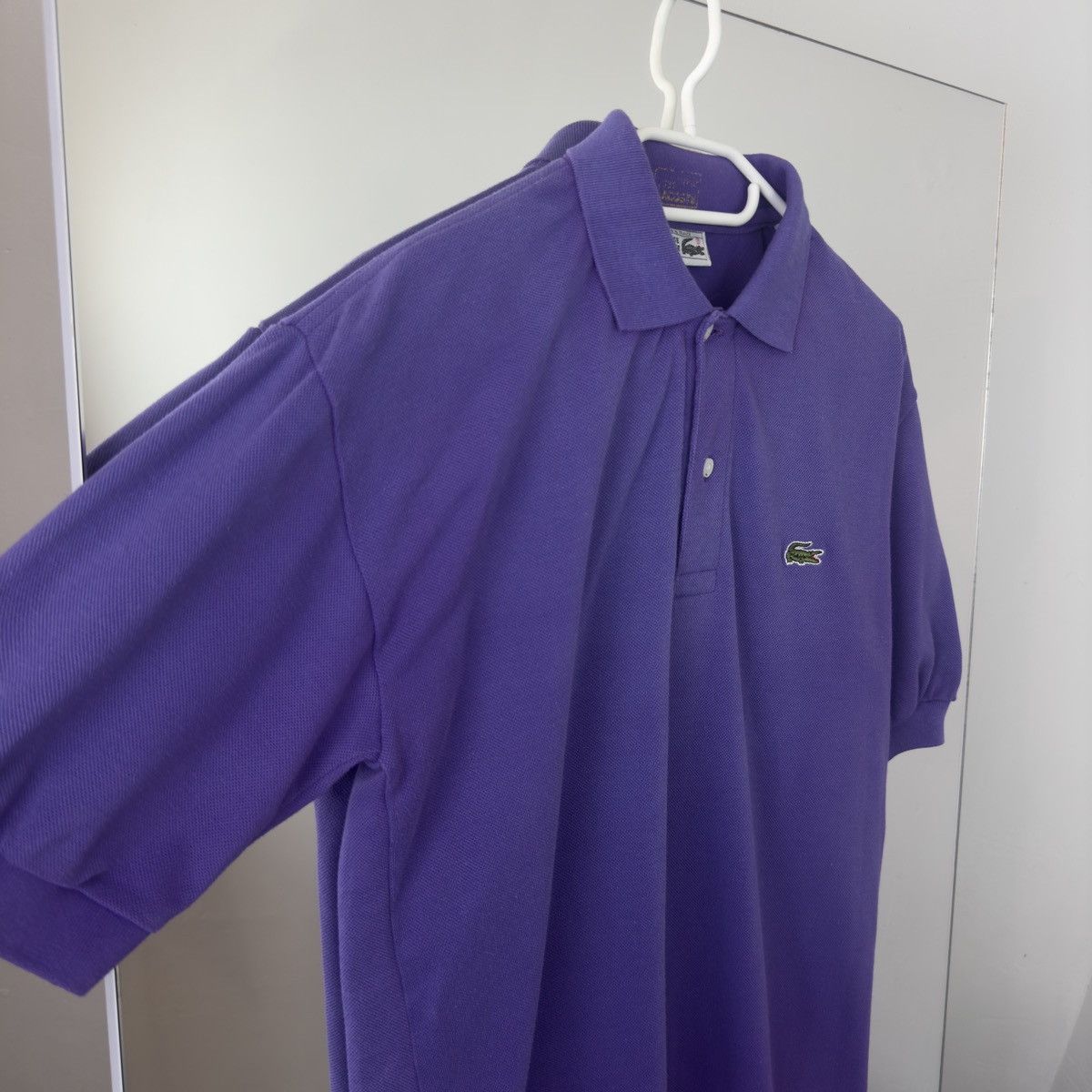 Lacoste Lacoste Chemise Polo Vintage Purple Mini Crocodile Size US XL / EU 56 / 4 - 3 Thumbnail
