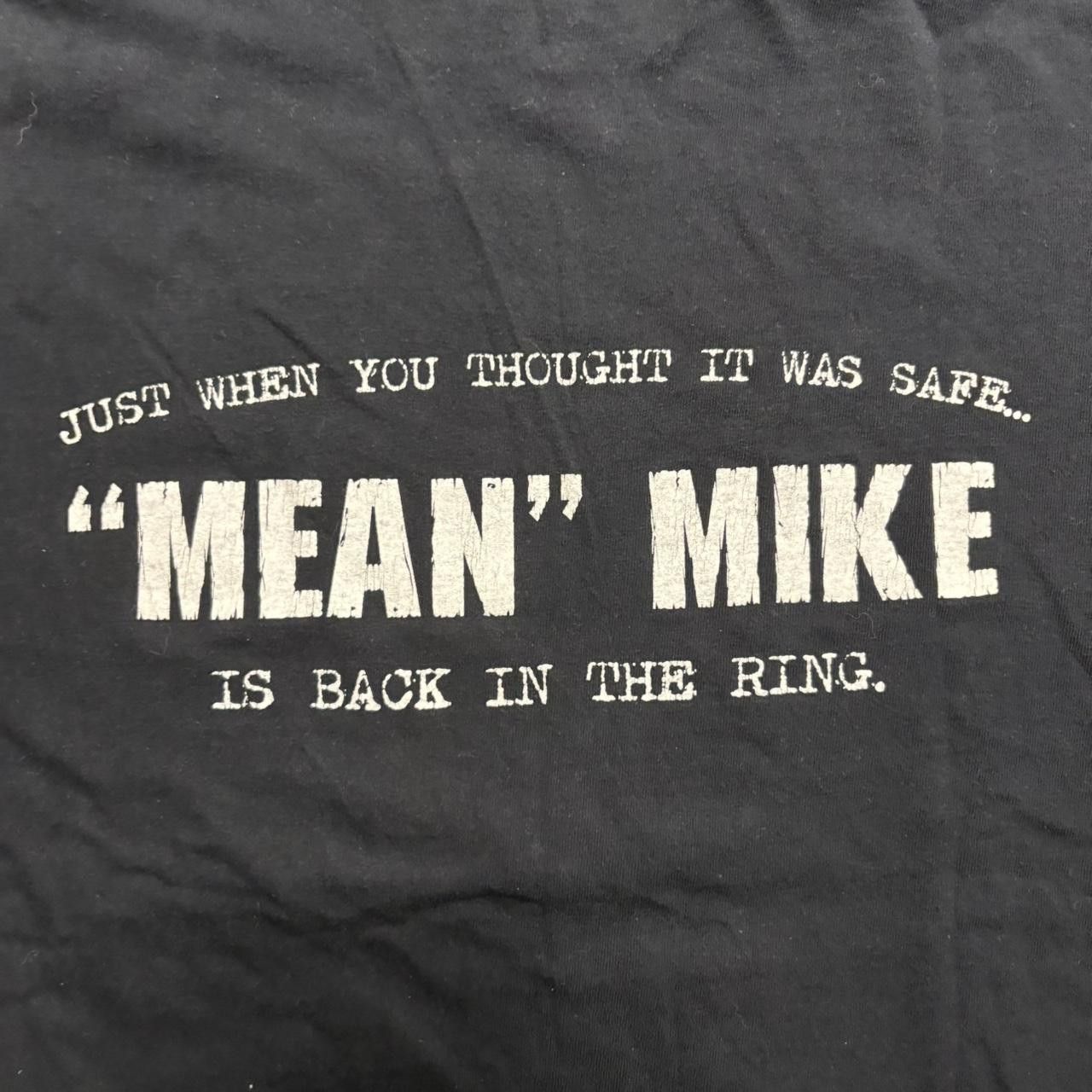 Vintage Crazy Vintage Y2K/2000s Mean Mike Miller Fighting Wrestling Black Graphic tee! Size US L / EU 52-54 / 3 - 2 Thumbnail