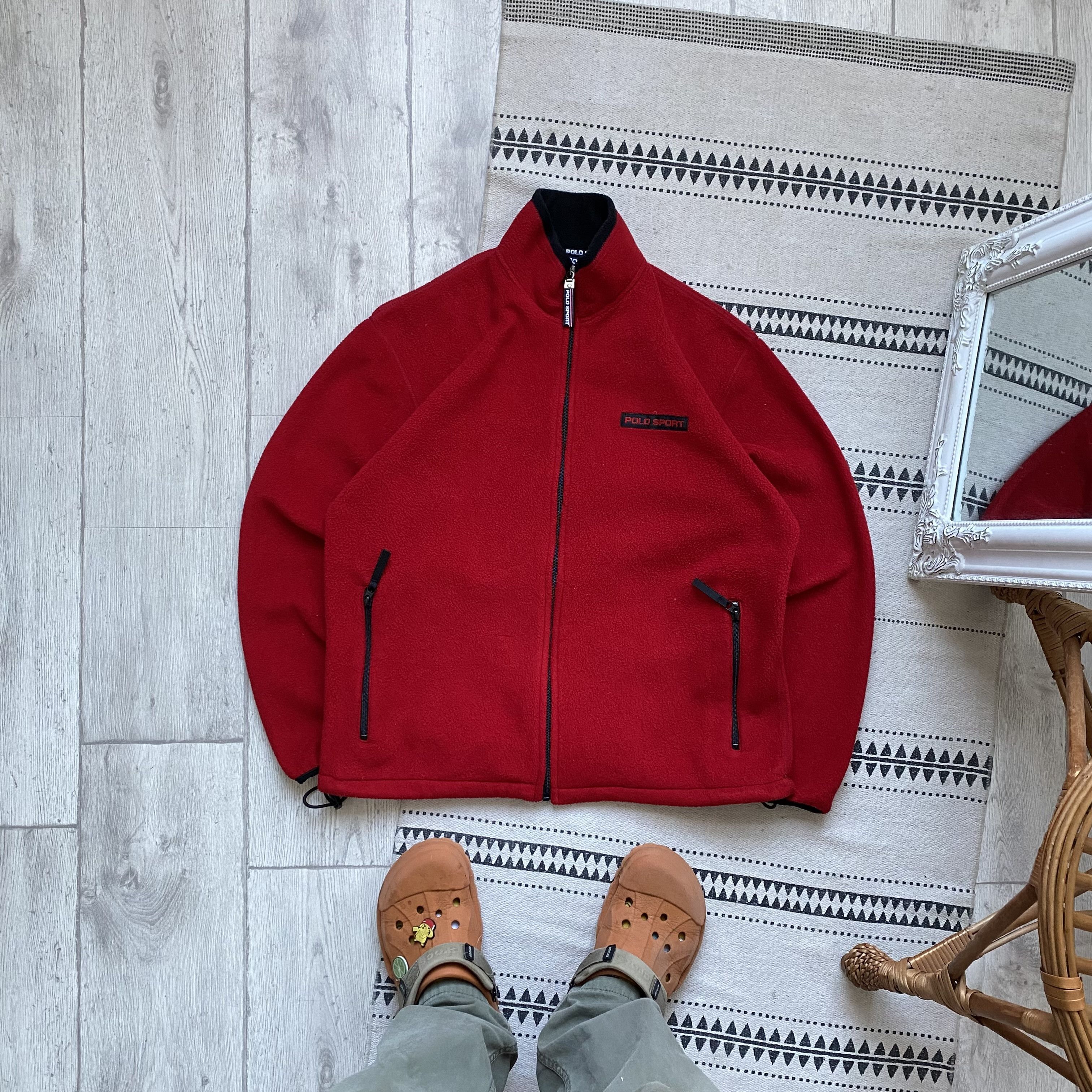 Polo Ralph Lauren 🏔️ Vintage 90s Polo Sport Ralph Lauren fleece zip sweater Size US S / EU 44-46 / 1 - 1 Thumbnail
