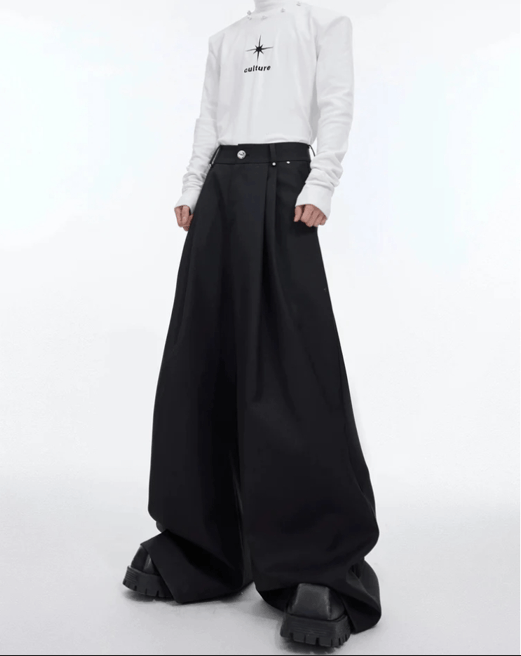 Japanese Brand Argue Culture "Loose Leg Drapey Pants" Size US 34 / EU 50 - 5 Thumbnail