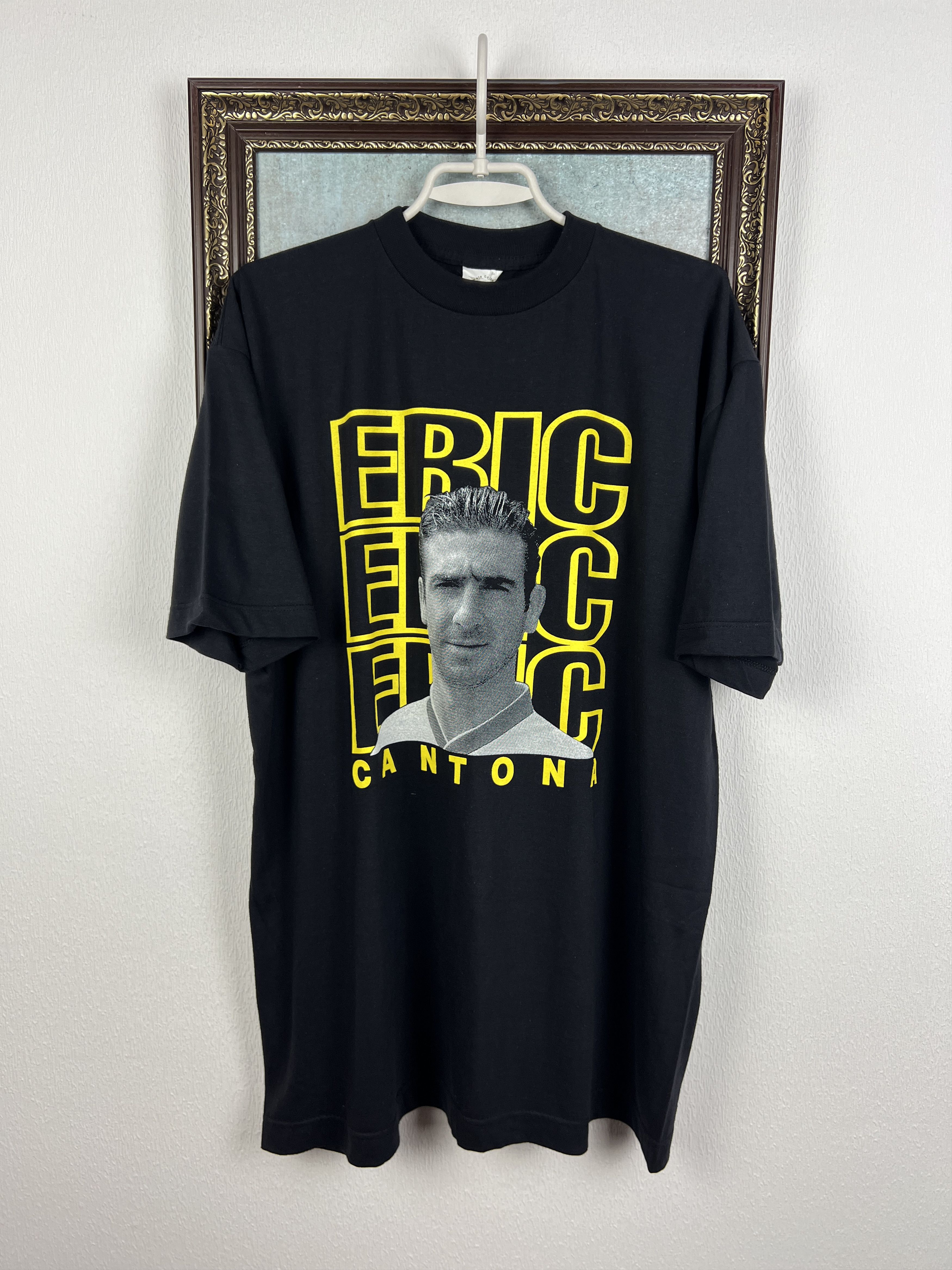 Vintage Vintage Eric Cantona Football Shirt Over Orint Jersey Trikot Size US XL / EU 56 / 4 - 1 Thumbnail