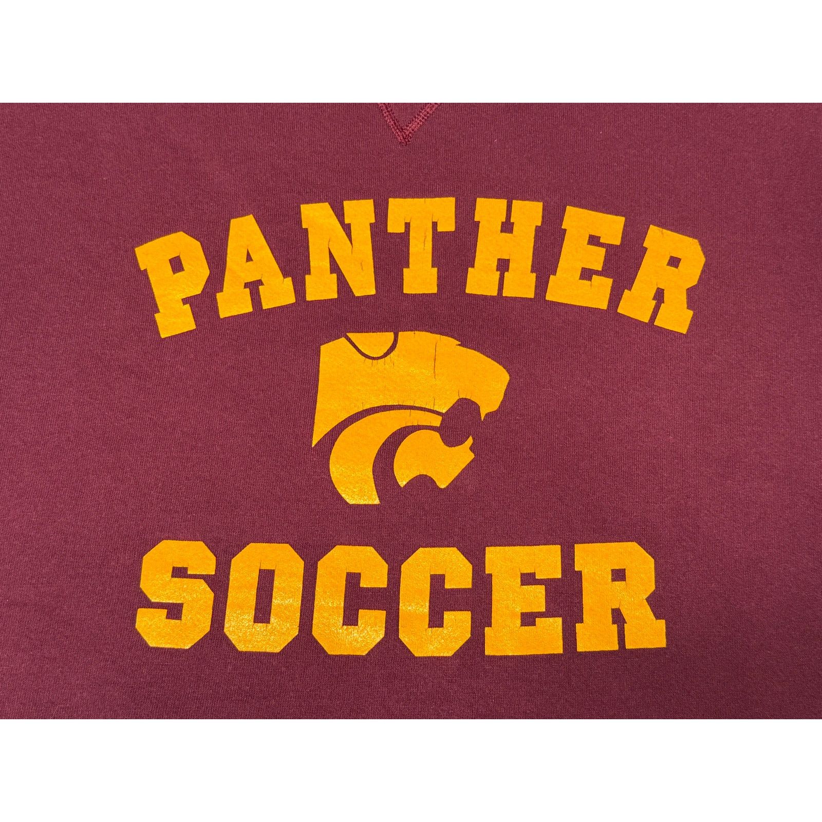 Adidas × Russell Athletic × Vintage Vintage 90s Panther Soccer Russell Athletic Adidas Crewneck Size US L / EU 52-54 / 3 - 5 Thumbnail