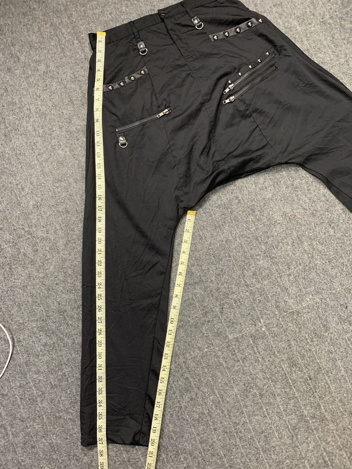 Japanese Brand × Seditionaries Hype Bondage Baggy Low Rise Multipockets Pant Cyber Punk Size US 29 - 16 Thumbnail