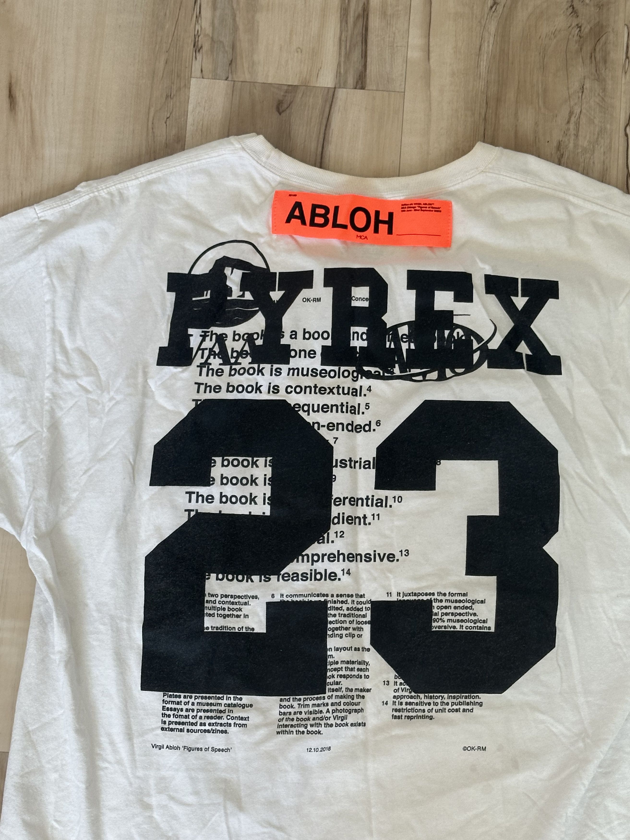 Virgil Abloh Virgil Abloh x MCA Pyrex Caravaggio Tee White XL Size US XL / EU 56 / 4 - 4 Thumbnail