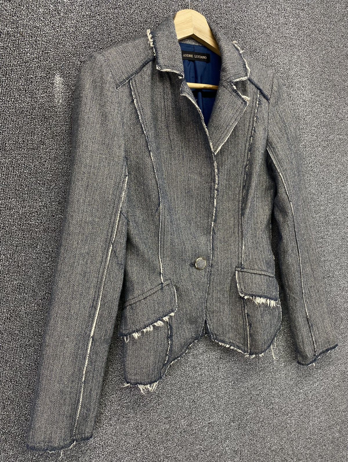 Andreluciano Vintage Andreluciano Punk Style Wool Coat jacket Size S / US 4 / IT 40 - 2 Thumbnail