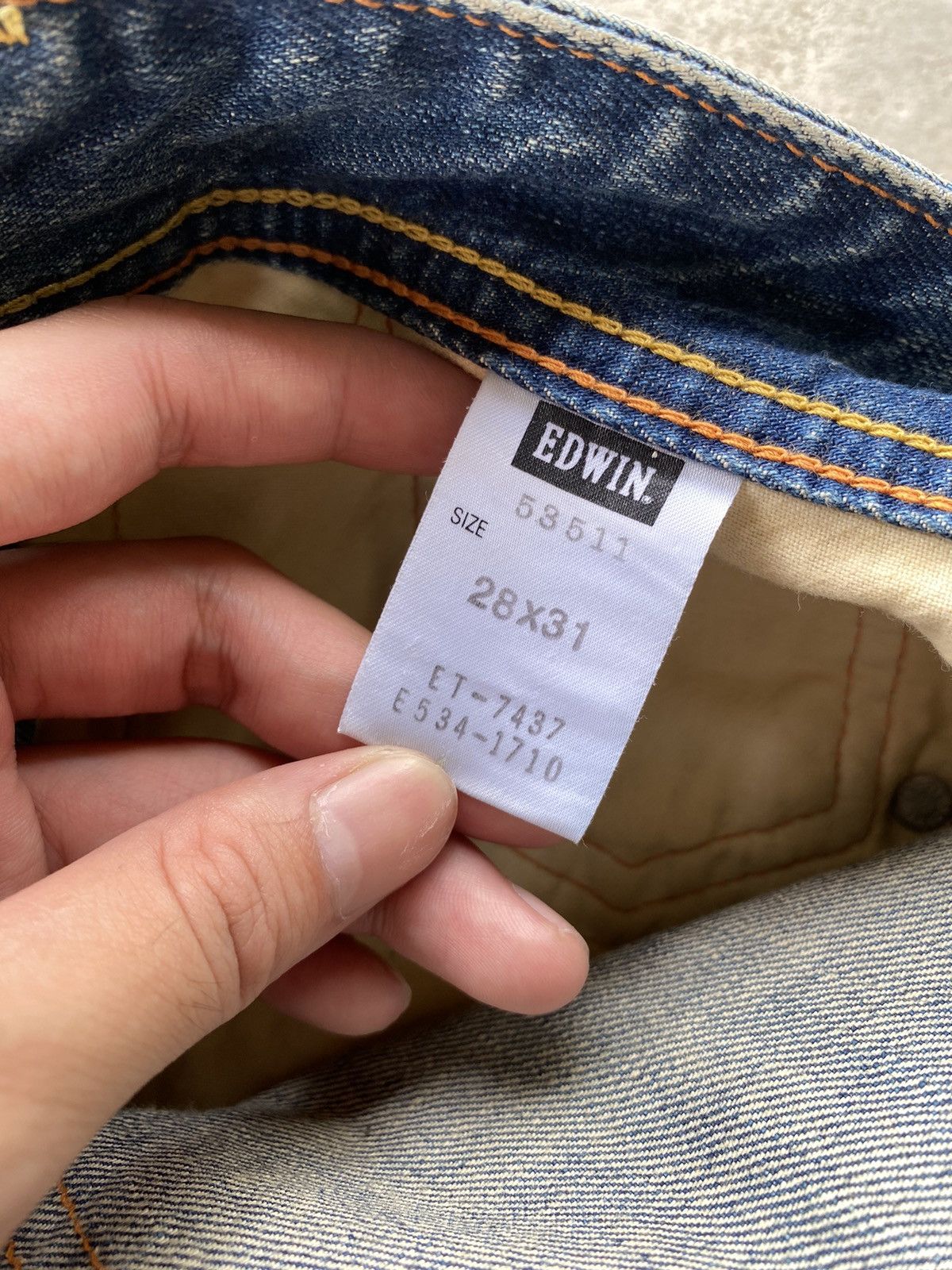Edwin × If Six Was Nine × Japanese Brand Vintage Edwin Distressed Boot Cut Jeans Size US 30 / EU 46 - 21 Thumbnail