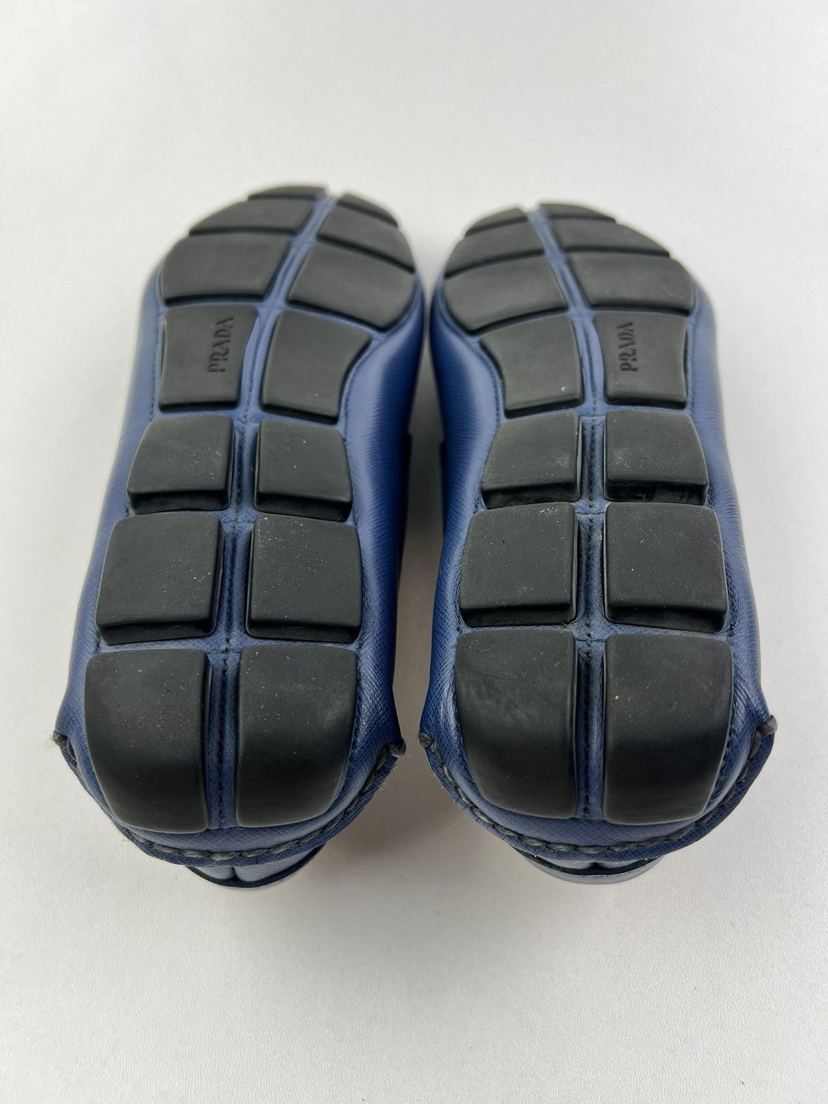 Prada PRADA Loafers Leather Saffiano Drivers Moccasins Shoes Logo Size US 9.5 / EU 42-43 - 15 Thumbnail