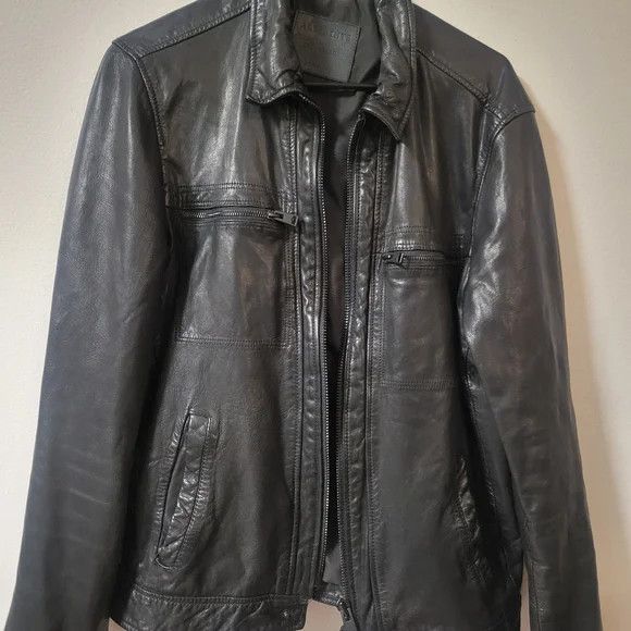 Allsaints All Saints Leather Jacket Size US M / EU 48-50 / 2 - 5 Thumbnail
