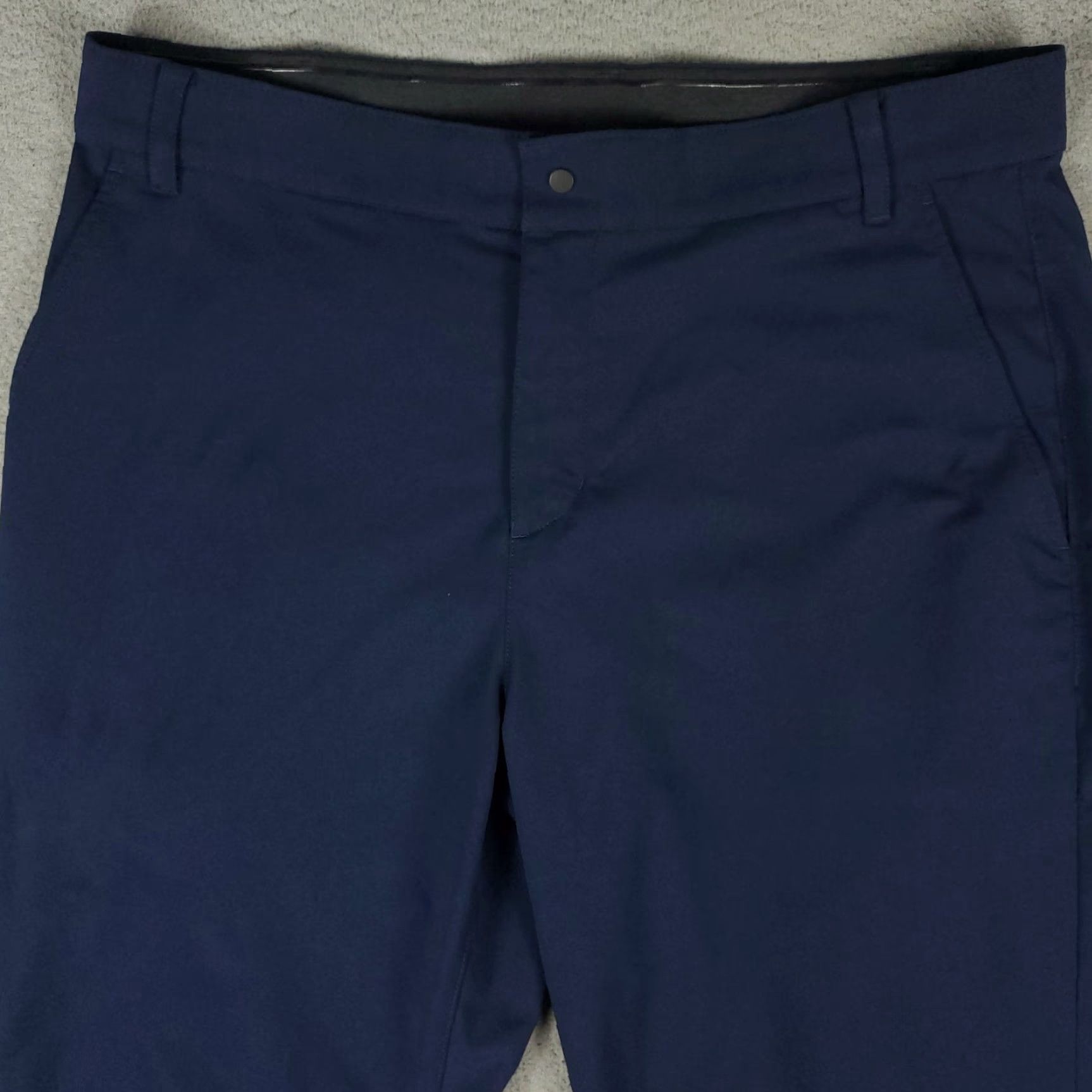 Nike Nike Pants Mens 35x30 Blue Fit Dri Fit Golf Flat Front Chino Trousers Size US 35 - 2 Thumbnail